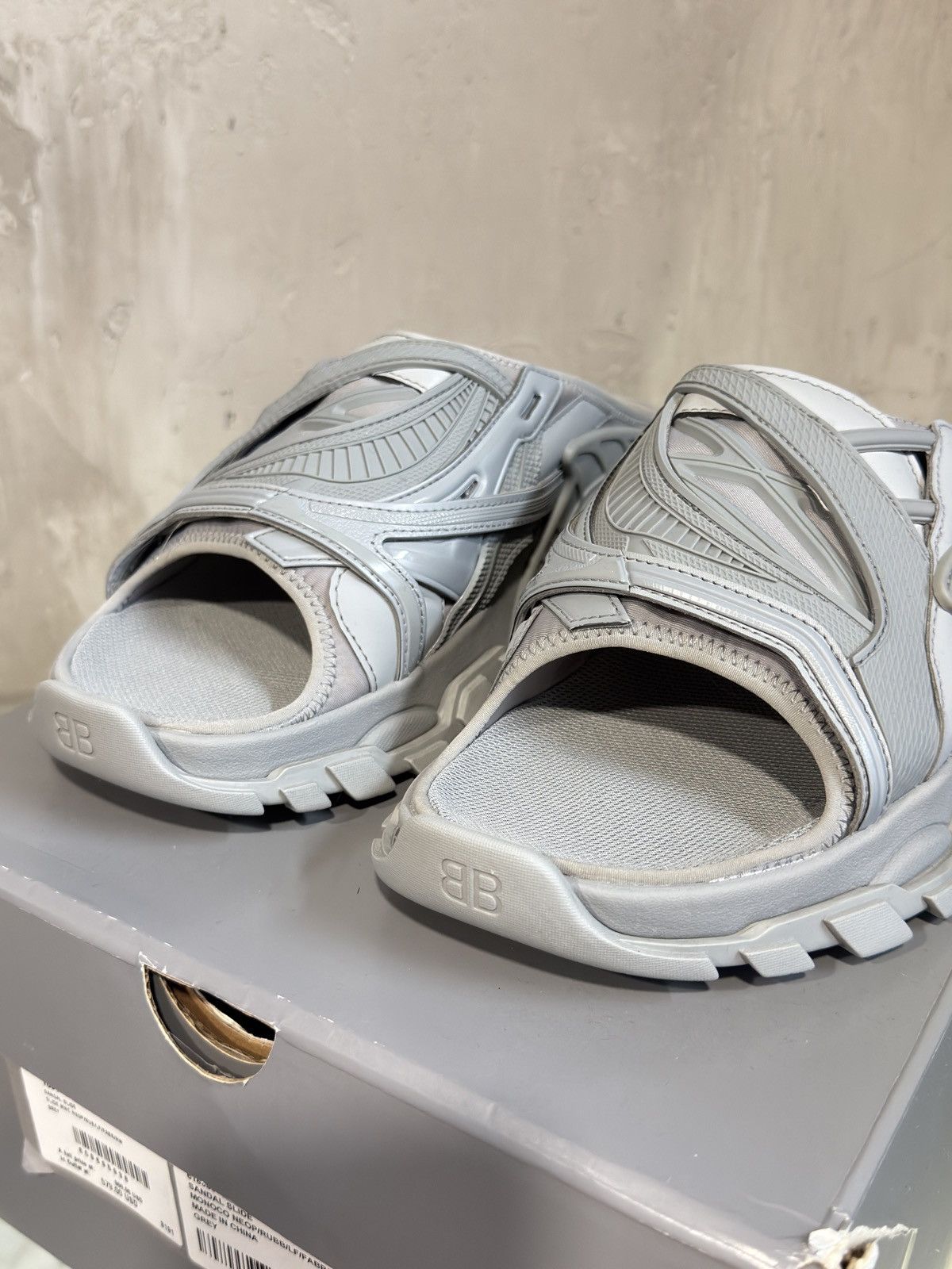 Balenciaga Track Slide Sandal Size US 10 / EU 43 - 4 Thumbnail