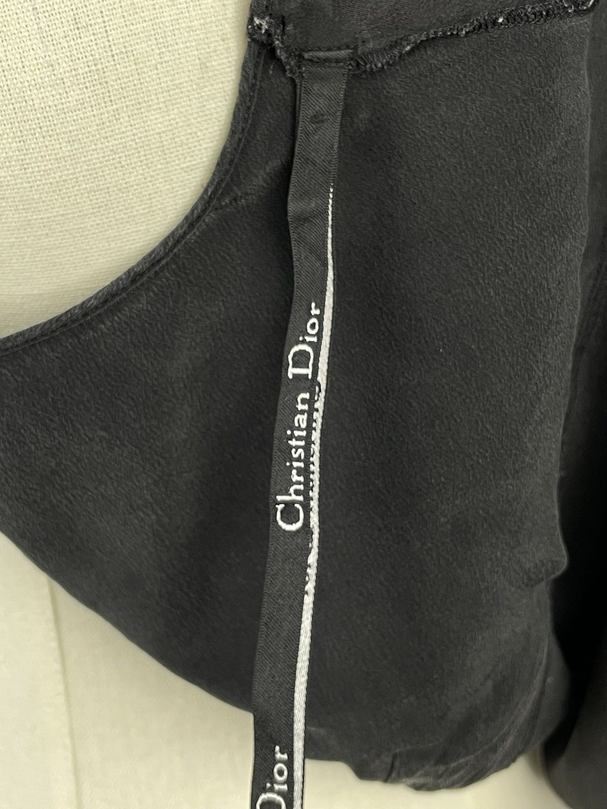 Christian Dior Monsieur Authentic Christian Dior 100% Silk Minimalist Tank Top | Size M / US 6-8 / IT 42-44 - 8 Thumbnail