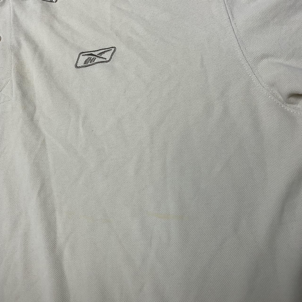 Reebok Cream Reebok polo shirt with embroidered logo polo Size US XL / EU 56 / 4 - 5 Thumbnail