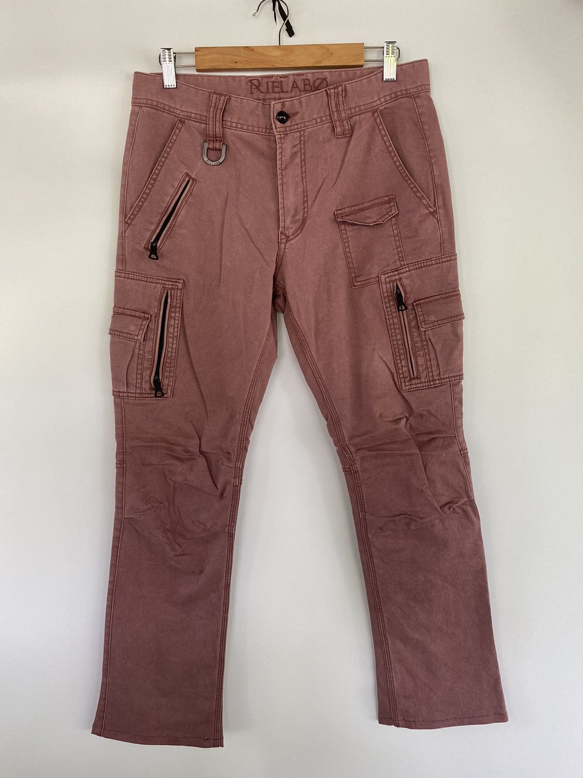 Japanese Brand Rielabo Multi Pocket Zipper Pants