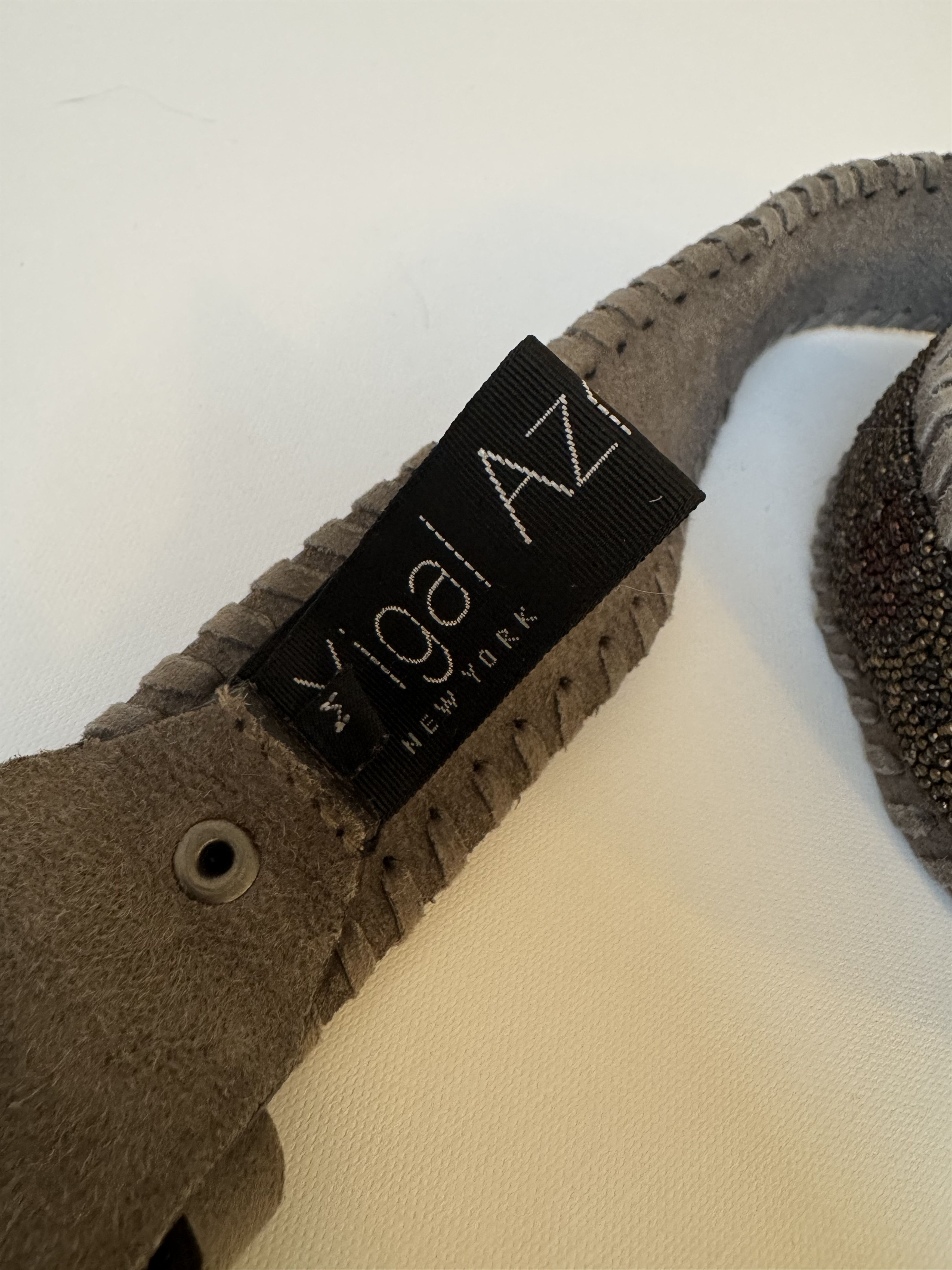 Yigal Azrouel Handbeaded Leather Belt Size ONE SIZE - 3 Thumbnail