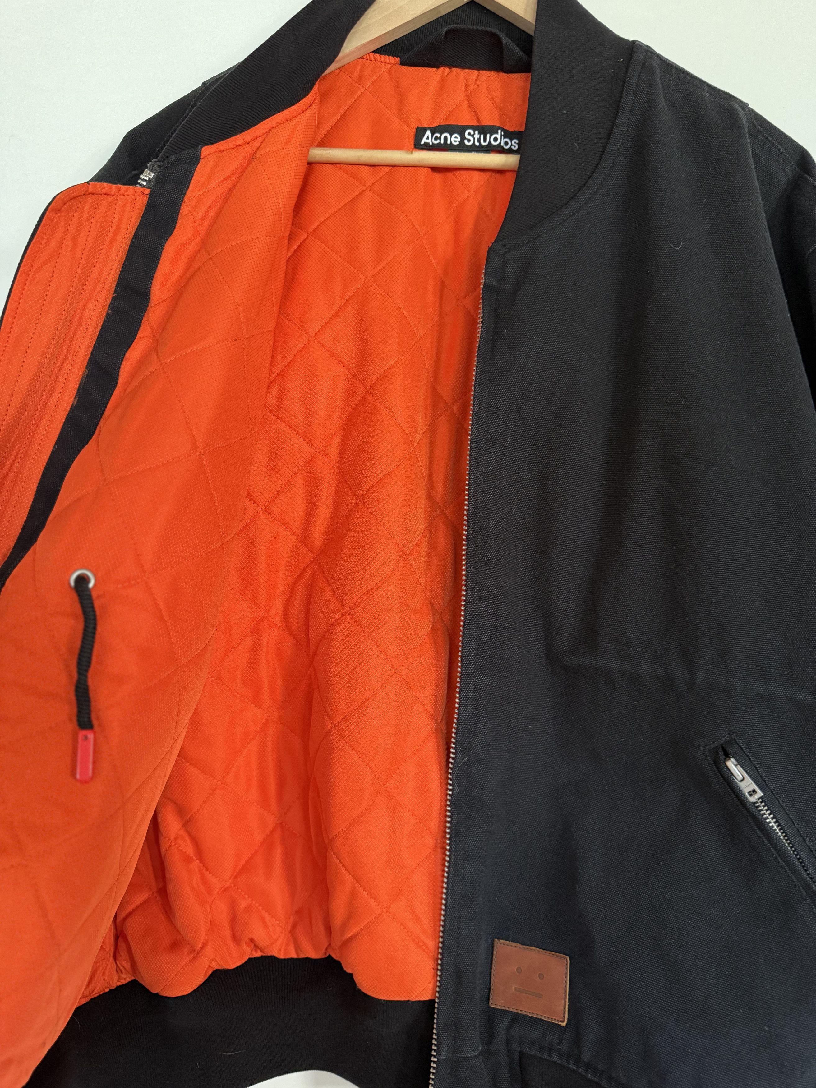 Acne Studios Oversize Canvas Bomber Jacket Size US S / EU 44-46 / 1 - 3 Thumbnail
