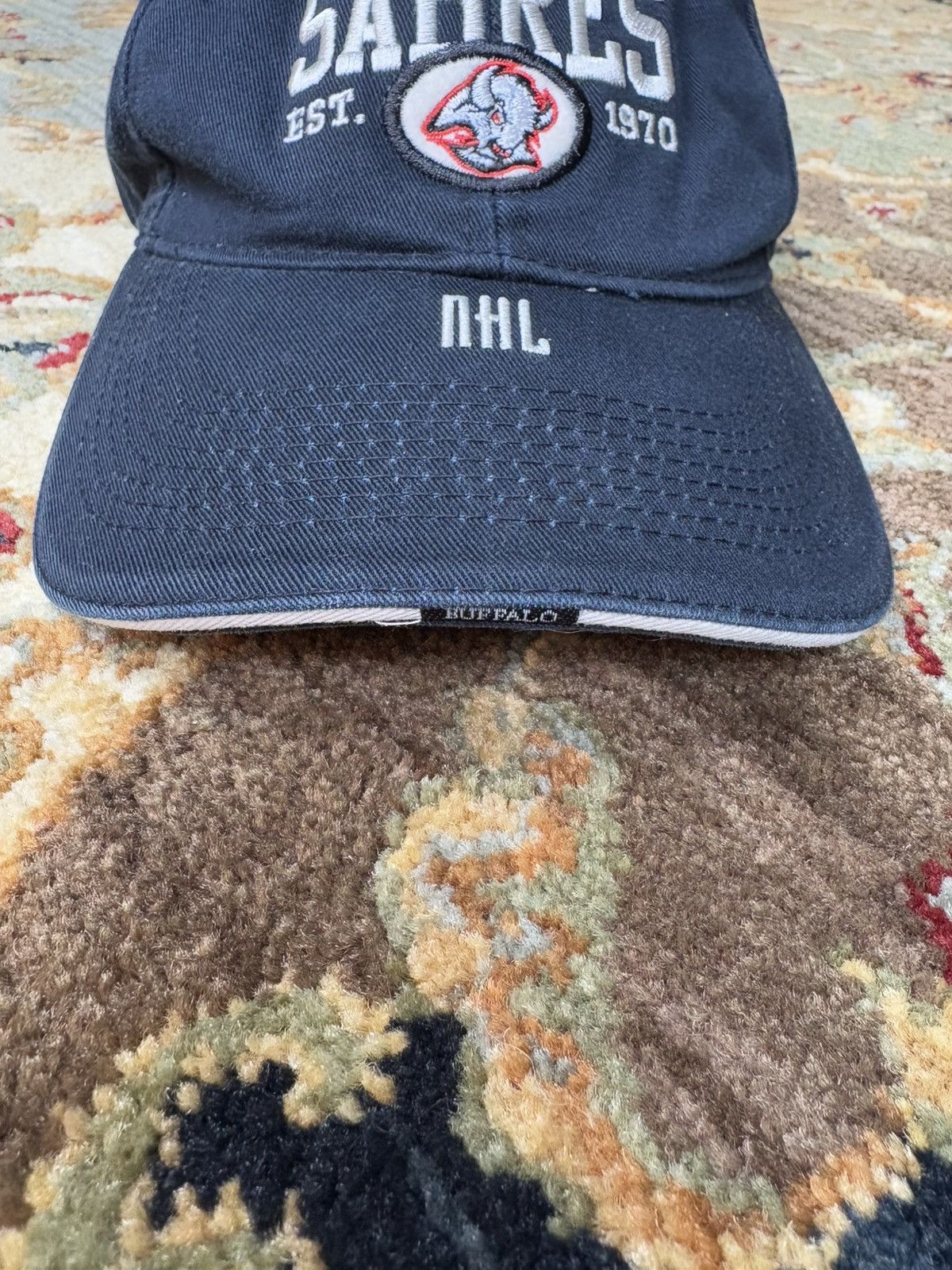 NHL × Vintage Vintage Buffalo Sabres Hat Size ONE SIZE - 2 Thumbnail