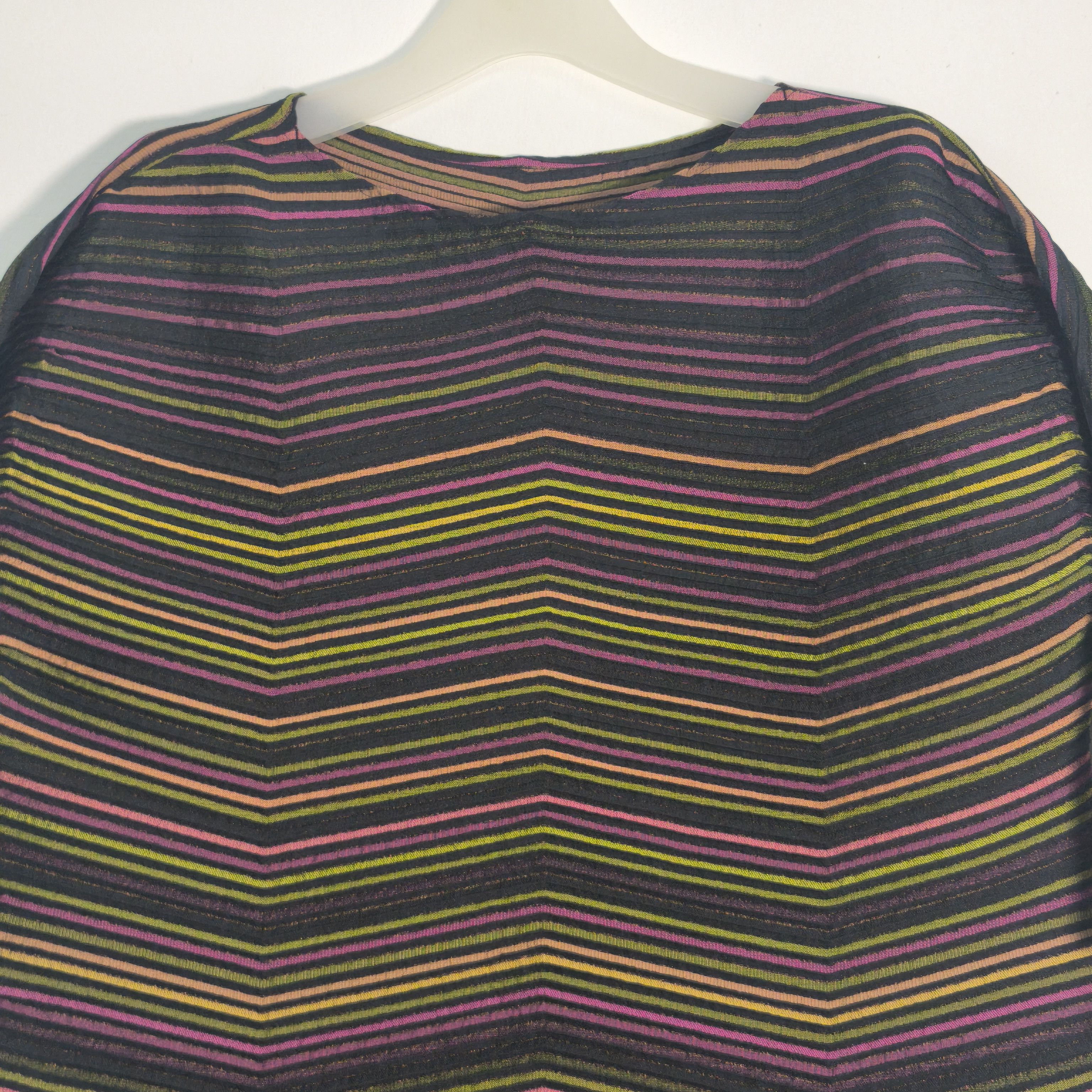 Pleats Please Issey Miyake Issey Miyake Runway Dress – A/W 2015 Zigzag Pleats Size ONE SIZE - 4 Thumbnail