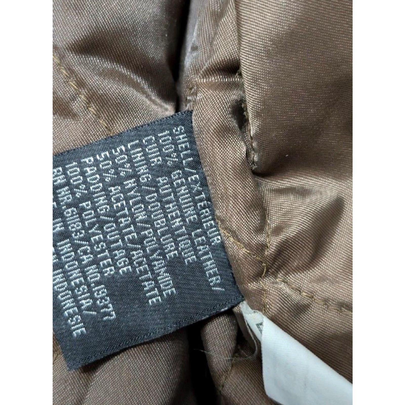 Vintage VINTAGE bomber jacket Mens Leather Brown 42 1980s 1990s Mad Max PATINA motorcycle zipper snap U2 Wear Me Out Size US M / EU 48-50 / 2 - 7 Thumbnail