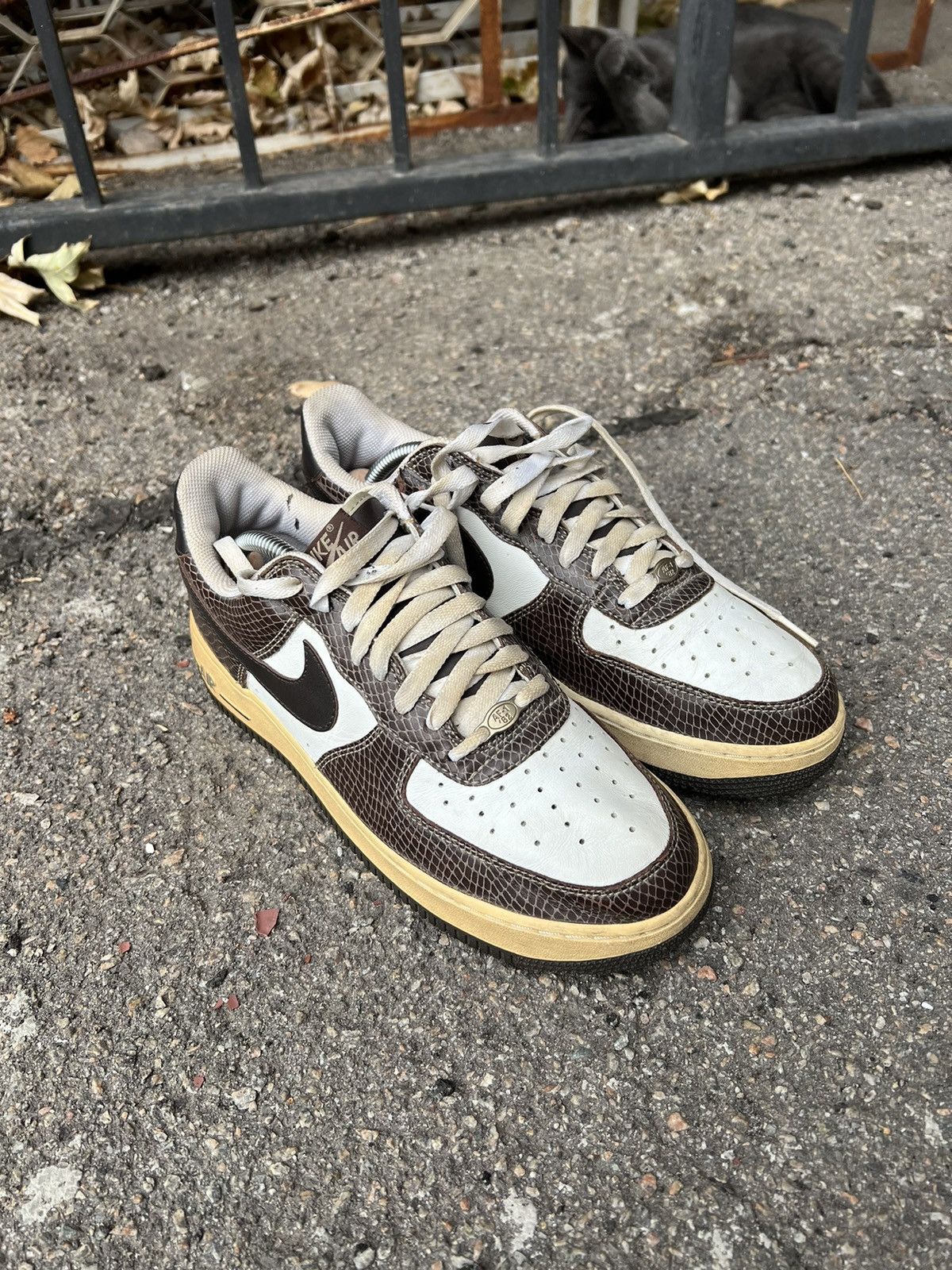 Nike Nike - 2004 - Air Force 1 Premium "Snakeskin" Size US 9 / EU 42 - 3 Thumbnail