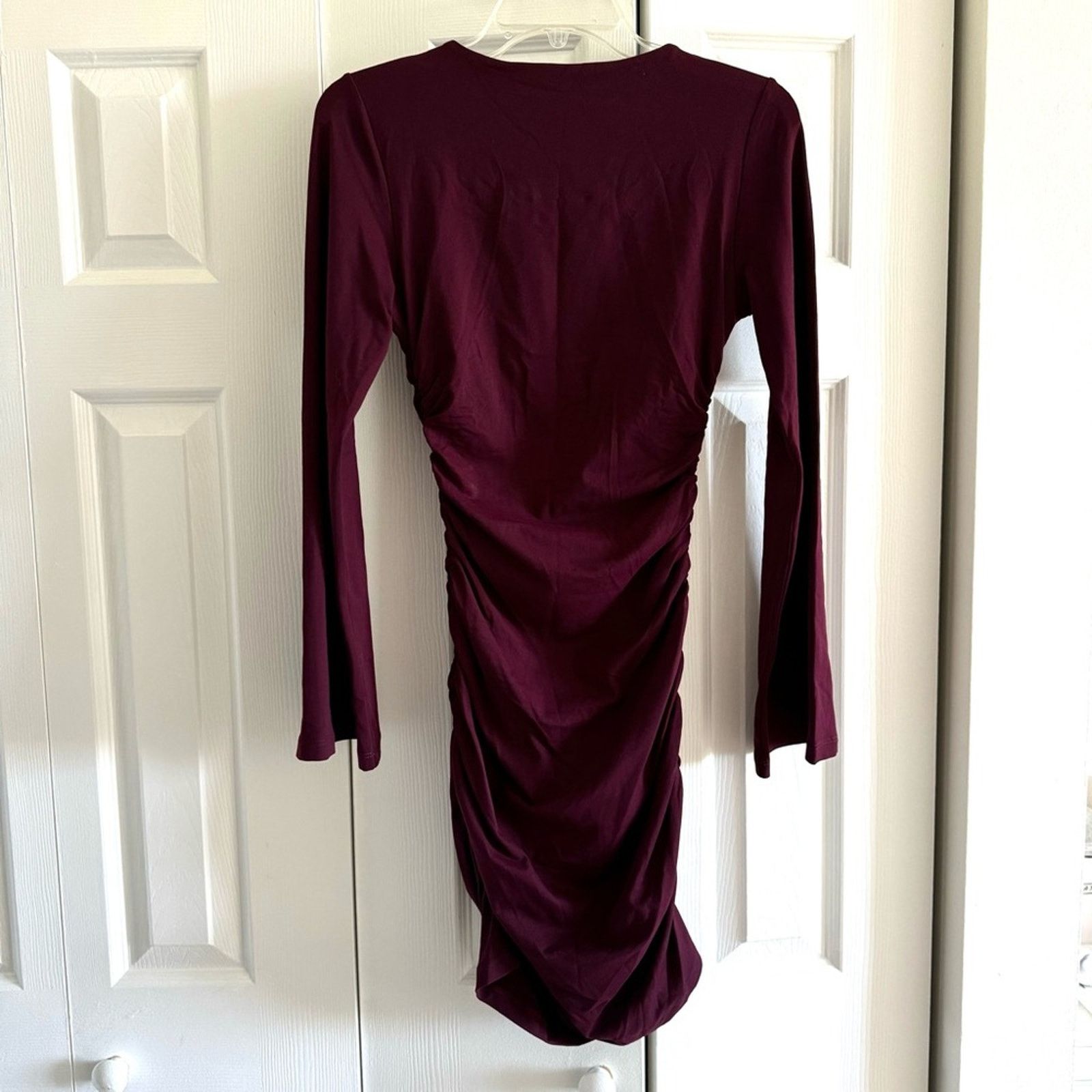 Susana Monaco NWT! Susana Monaco Burgundy Color Dress, Size S Size S / US 4 / IT 40 - 4 Thumbnail