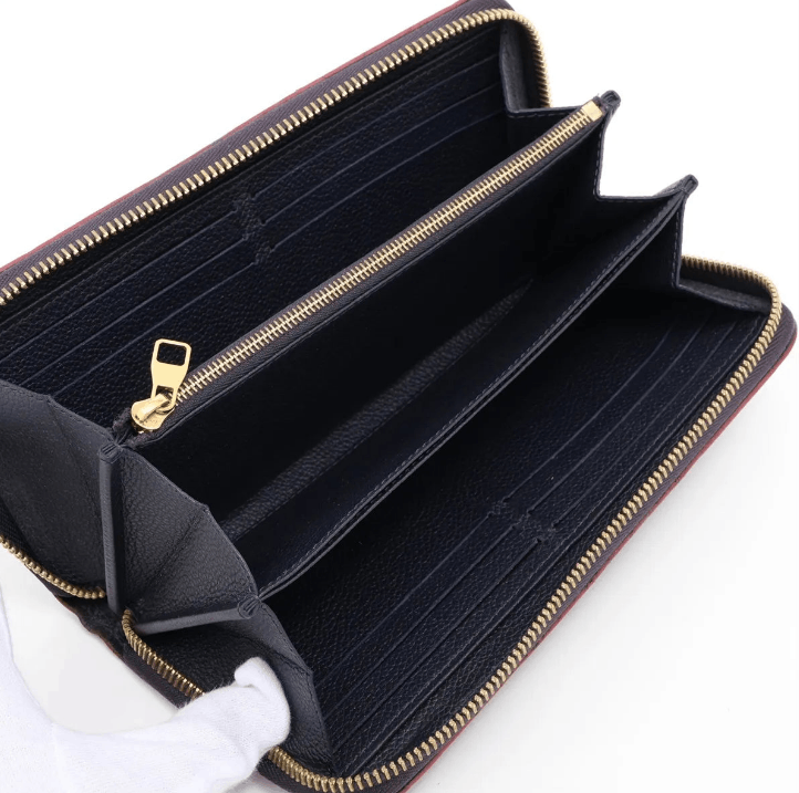 Louis Vuitton Monogram Empreinte Zippy Wallet Navy Size ONE SIZE - 3 Thumbnail