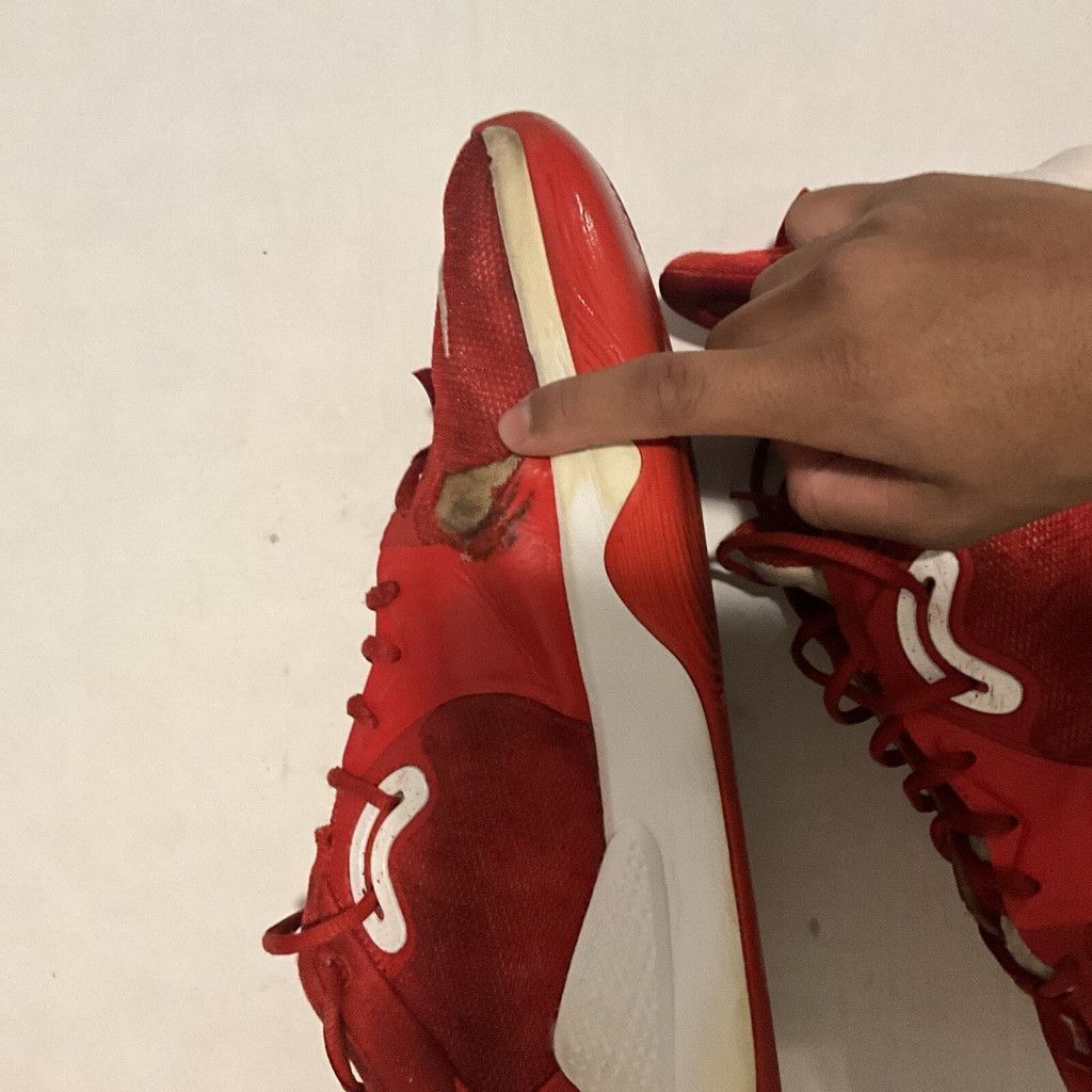 Nike NIKE PG 5 TB PROMO PAUL GEORGE UNIVERSITY RED-WHITE SZ 14 Size US 14 / EU 47 - 3 Thumbnail