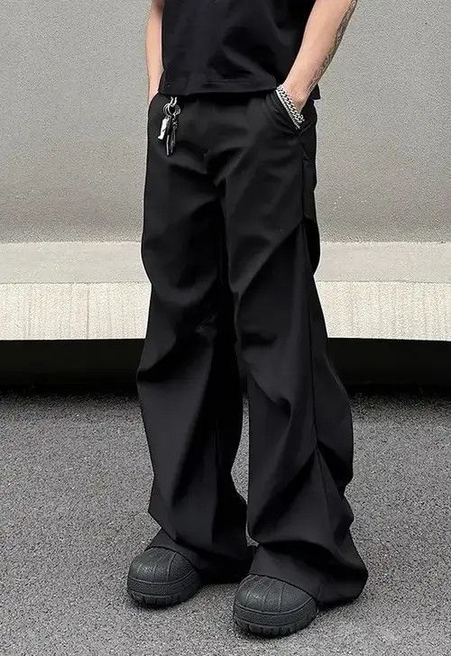 VIBE Outdoor retro cleanfit ruched pleated flared pants Size US 31 - 4 Thumbnail