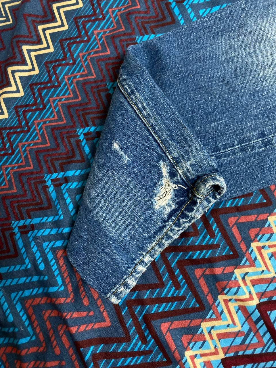 G-Star × Vintage Vintage G-Star Raw Distressed Tapered Jeans G-star 96 Y2K Size US 32 / EU 48 - 11 Thumbnail