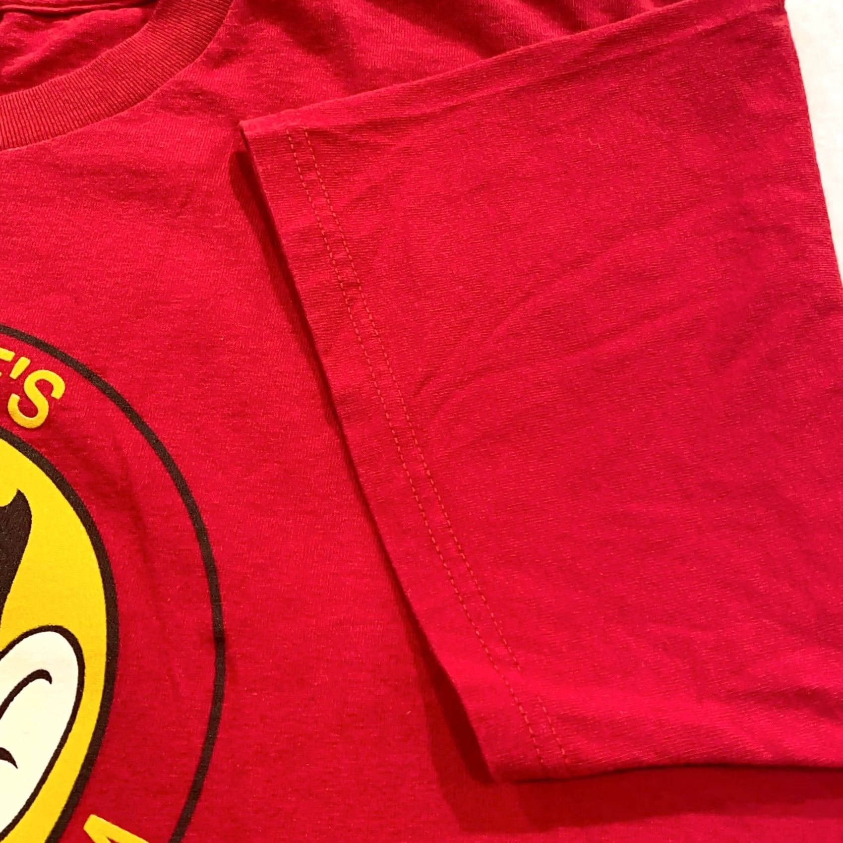 Fruit Of The Loom VINTAGE DODGEBALL A TRUE UNDERDOG STORY T-Shirt XL Red Fruit of the Loom Mens 80s 90s Cowboys Underdog Movie Shirt Size US XL / EU 56 / 4 - 5 Thumbnail