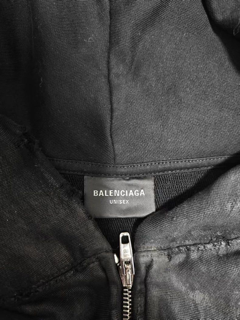 Balenciaga Balenciaga Mud Dye Tape Coke Cover Zipper Hoodie Jacket Size US M / EU 48-50 / 2 - 4 Thumbnail