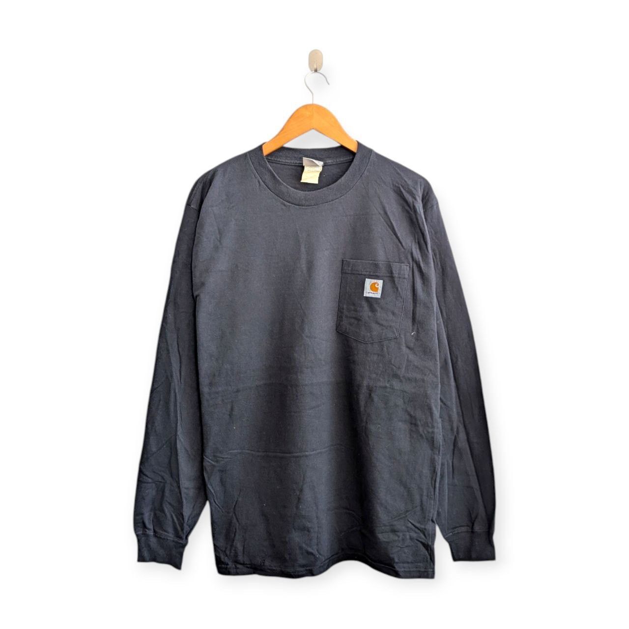 Carhartt vintage CARHATT pocket tee embroidered logo long sleeve Size US L / EU 52-54 / 3 - 1 Thumbnail
