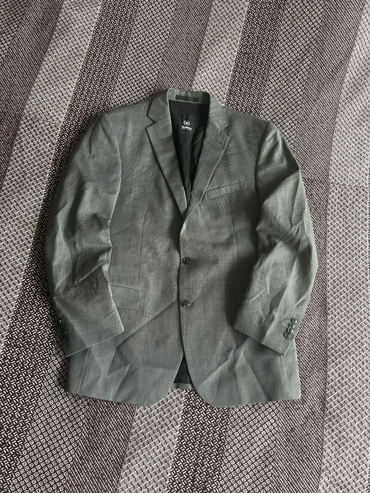 Strellson Strellson Wool Mens Suit 2 Button Solid Style Size 48 Luxury Size 38R - 2 Thumbnail