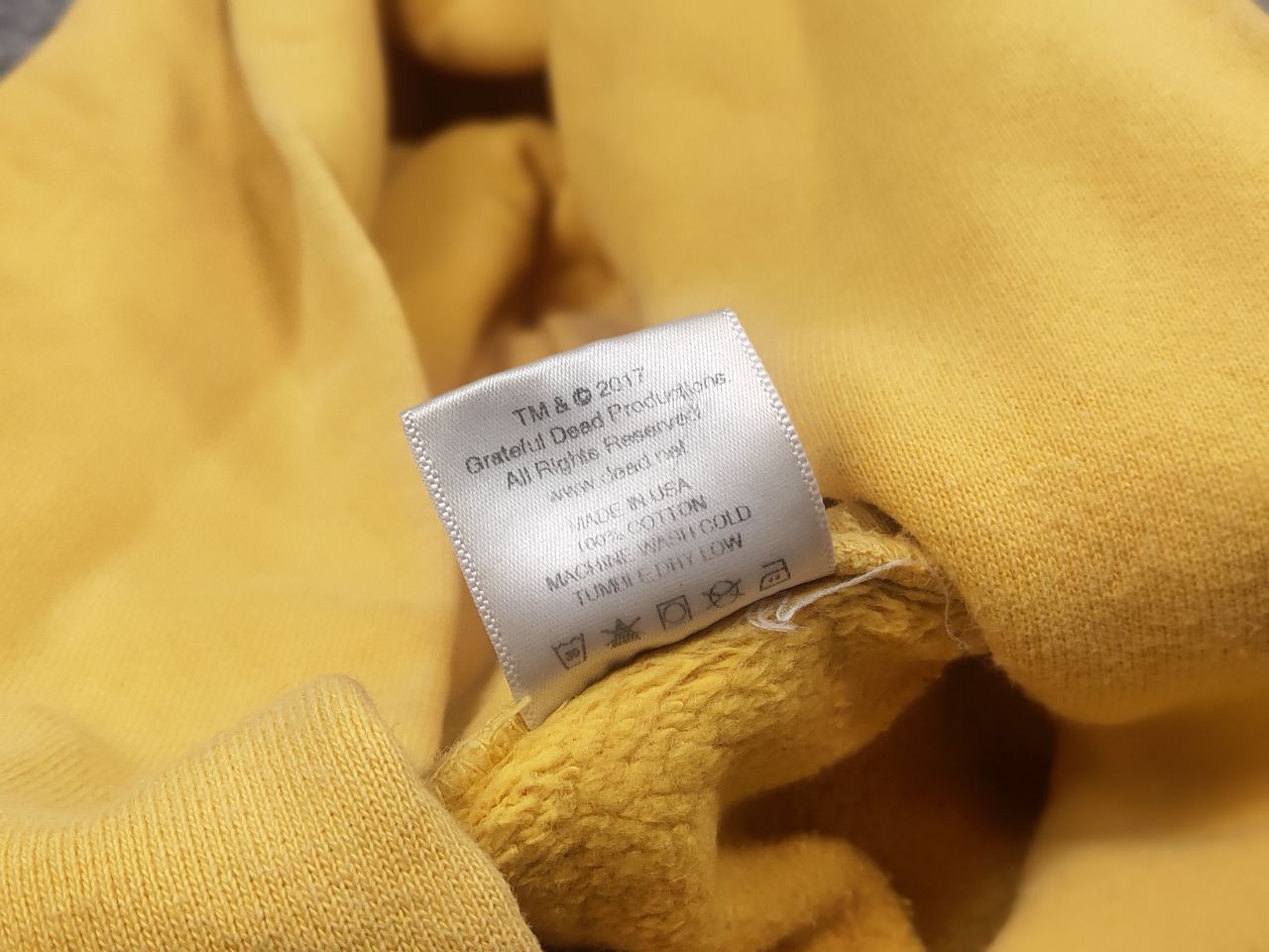 Pleasures Pleasures Face x The Greatful Dead Yellow Hoodie Vintage Size US L / EU 52-54 / 3 - 15 Thumbnail