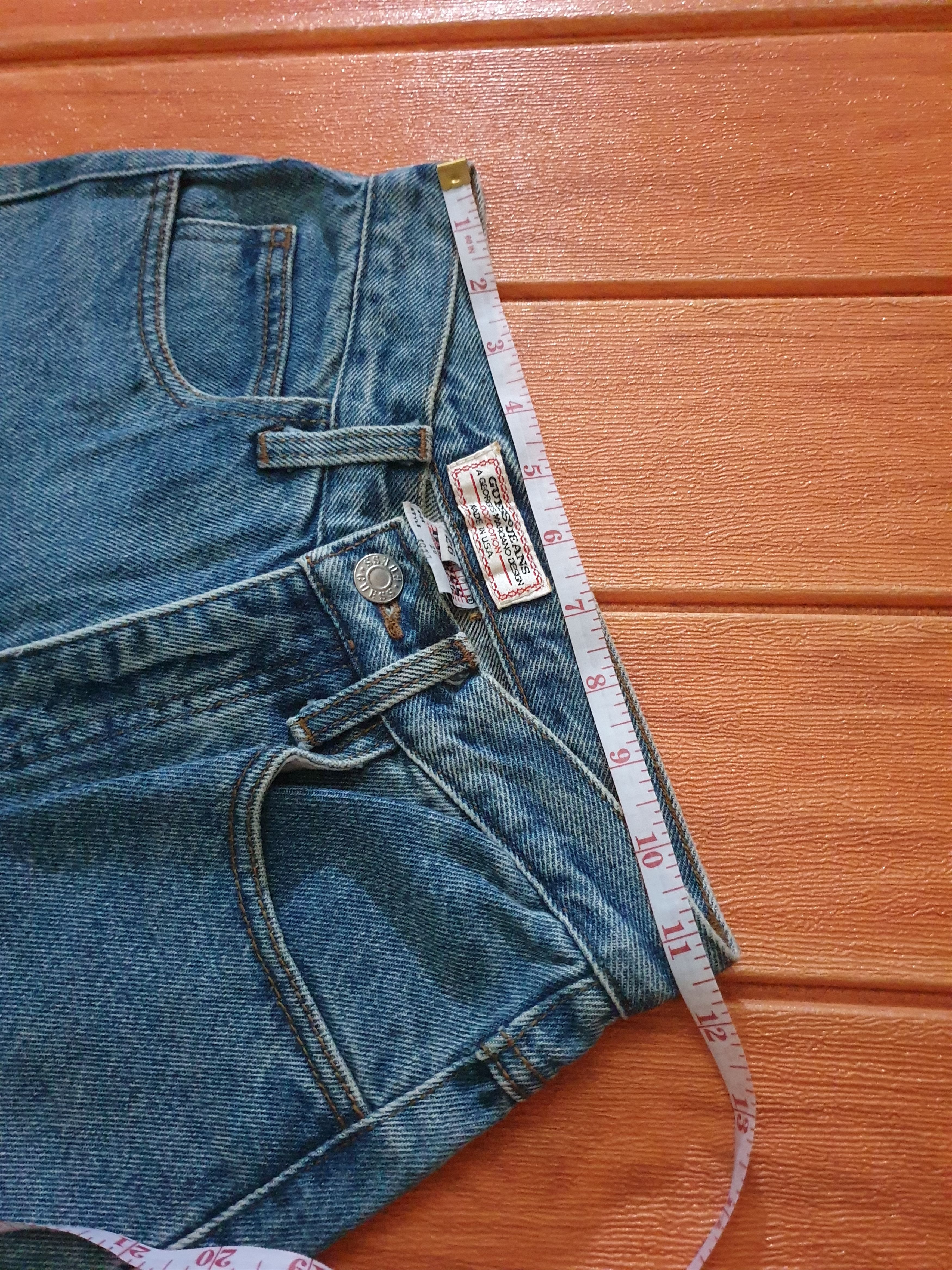 Guess Vintage Guess Made in USA Denim Jeans Size 23" - 9 Thumbnail