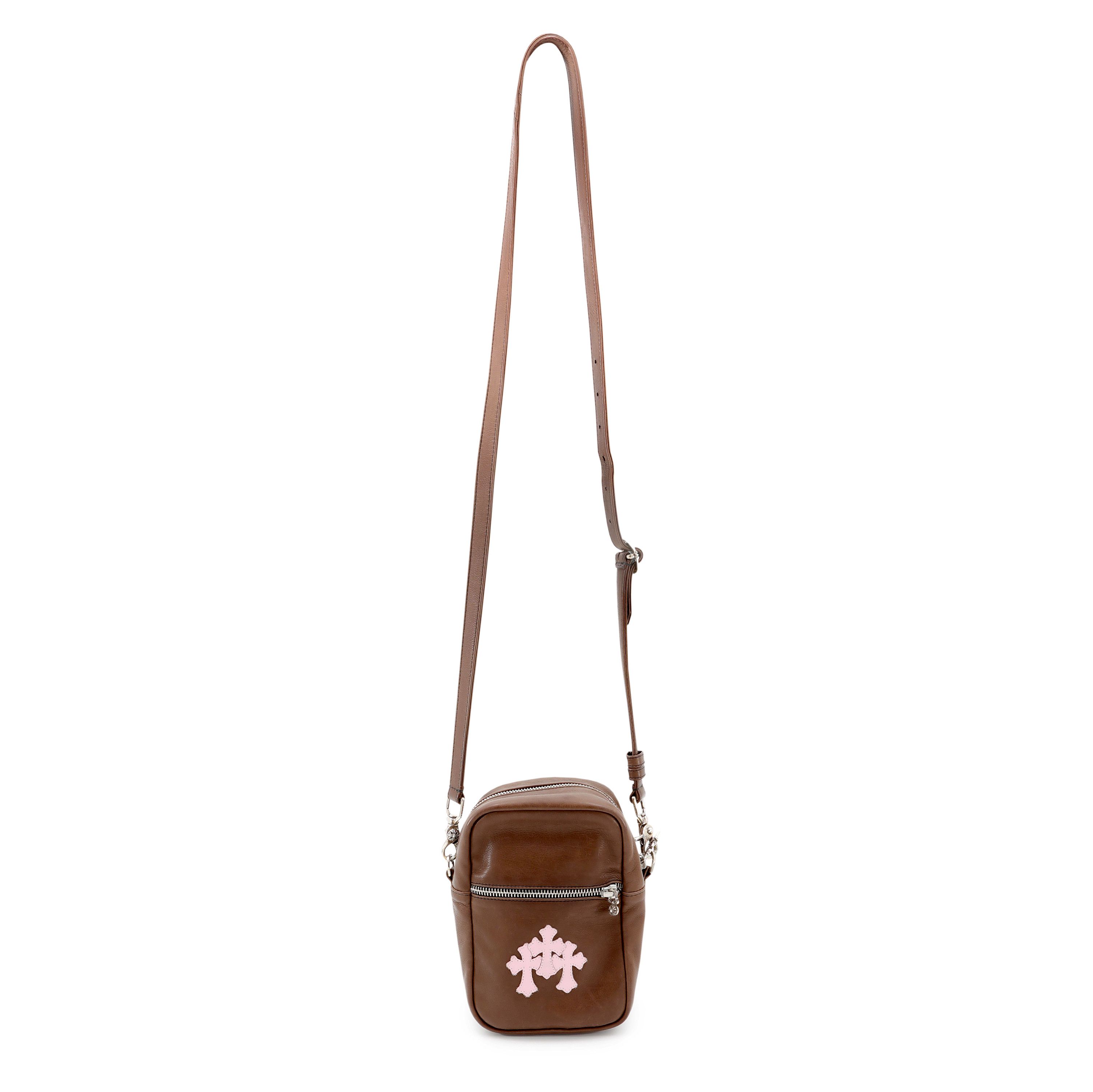 Chrome Hearts Taka Mini Brown Leather Triple Cross Size ONE SIZE - 2 Thumbnail