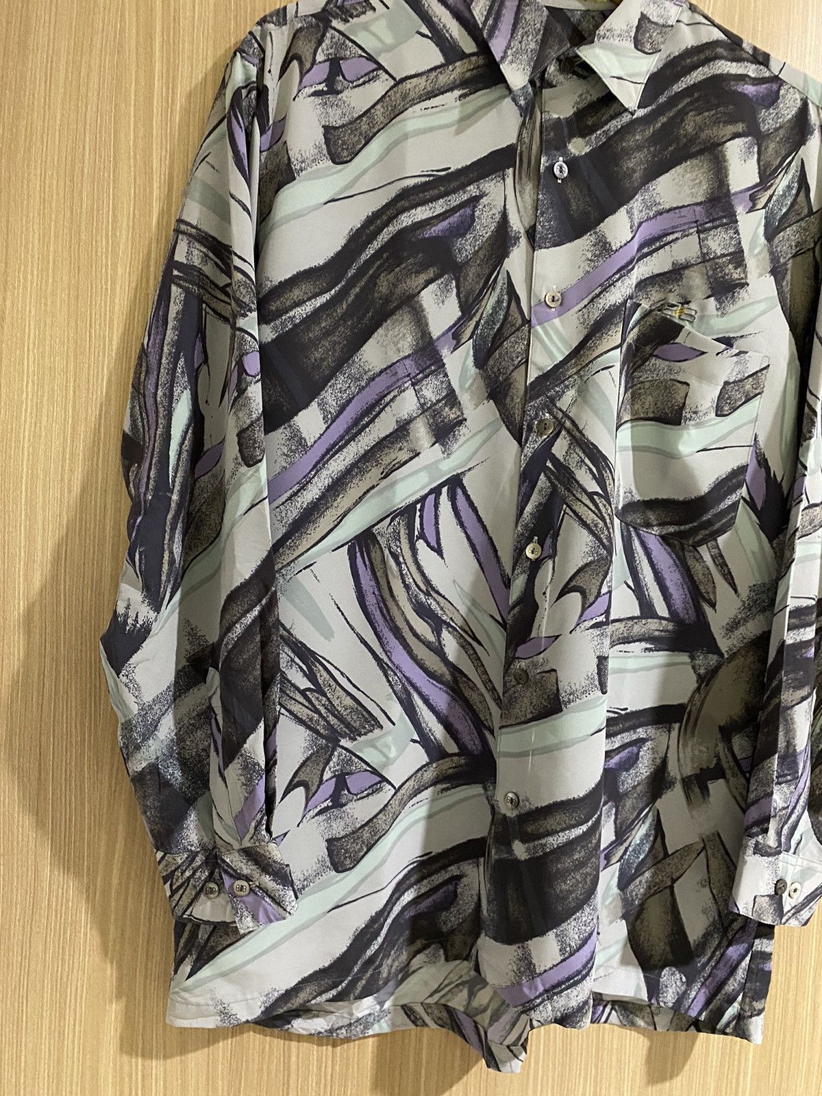 Balenciaga Vintage balenciaga BB nice design button up shirt Size US L / EU 52-54 / 3 - 4 Thumbnail
