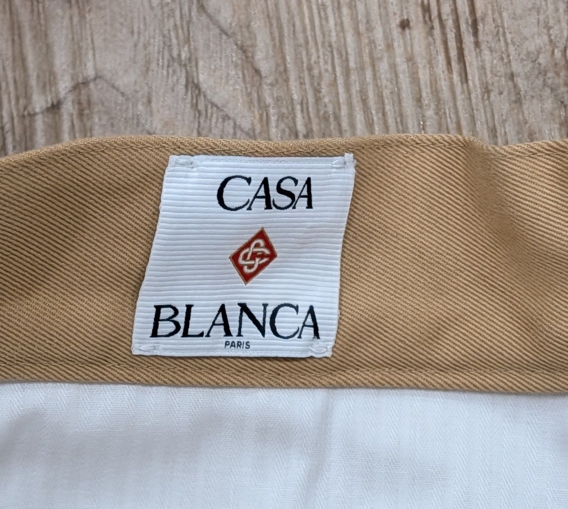 Casablanca CASABLANCA "Chicano" Chino Shorts Beige 50 US 34 Size US 34 / EU 50 - 5 Thumbnail