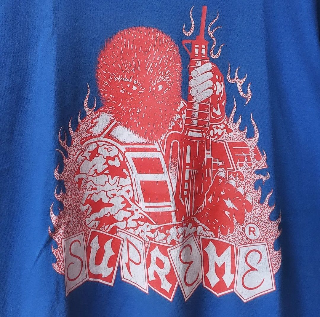 Supreme FW19 SUPREME MERCENARY ROYAL BLUE TSHIRT Size US XL / EU 56 / 4 - 3 Thumbnail