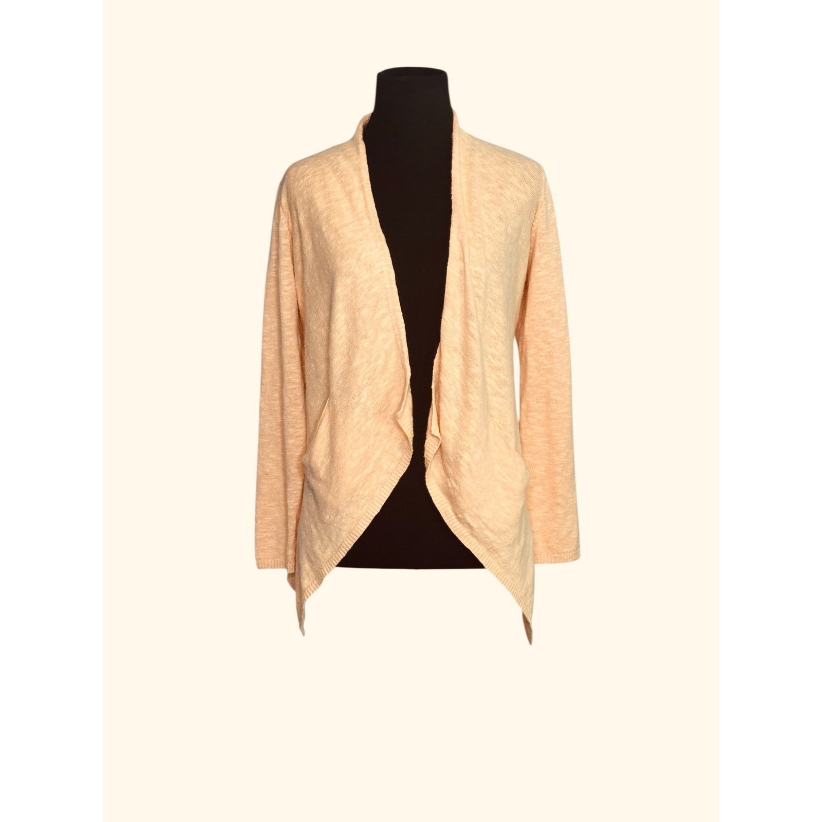 Eileen Fisher Eileen Fisher light orange open front cardigan size PS Size S / US 4 / IT 40 - 10 Thumbnail