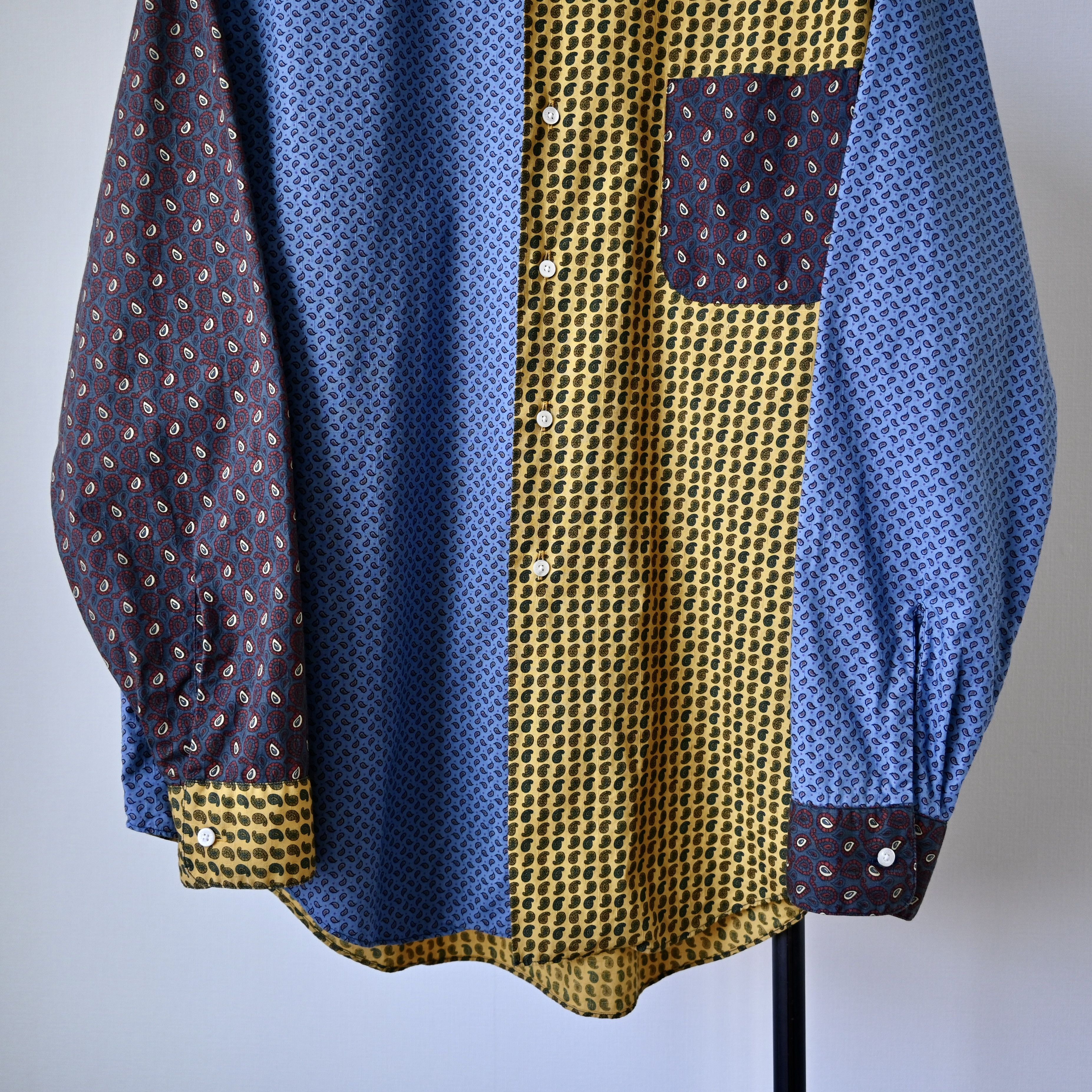 Beams Plus BEAMS Plus multicolor paisley panel open color shirt Size US M / EU 48-50 / 2 - 9 Thumbnail