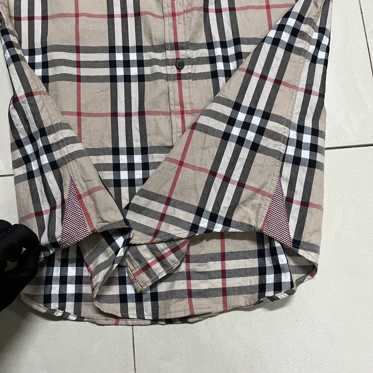 Black Label × Burberry Vintage Burberry Nova Check Button Up Shirt Size S / US 4 / IT 40 - 5 Thumbnail