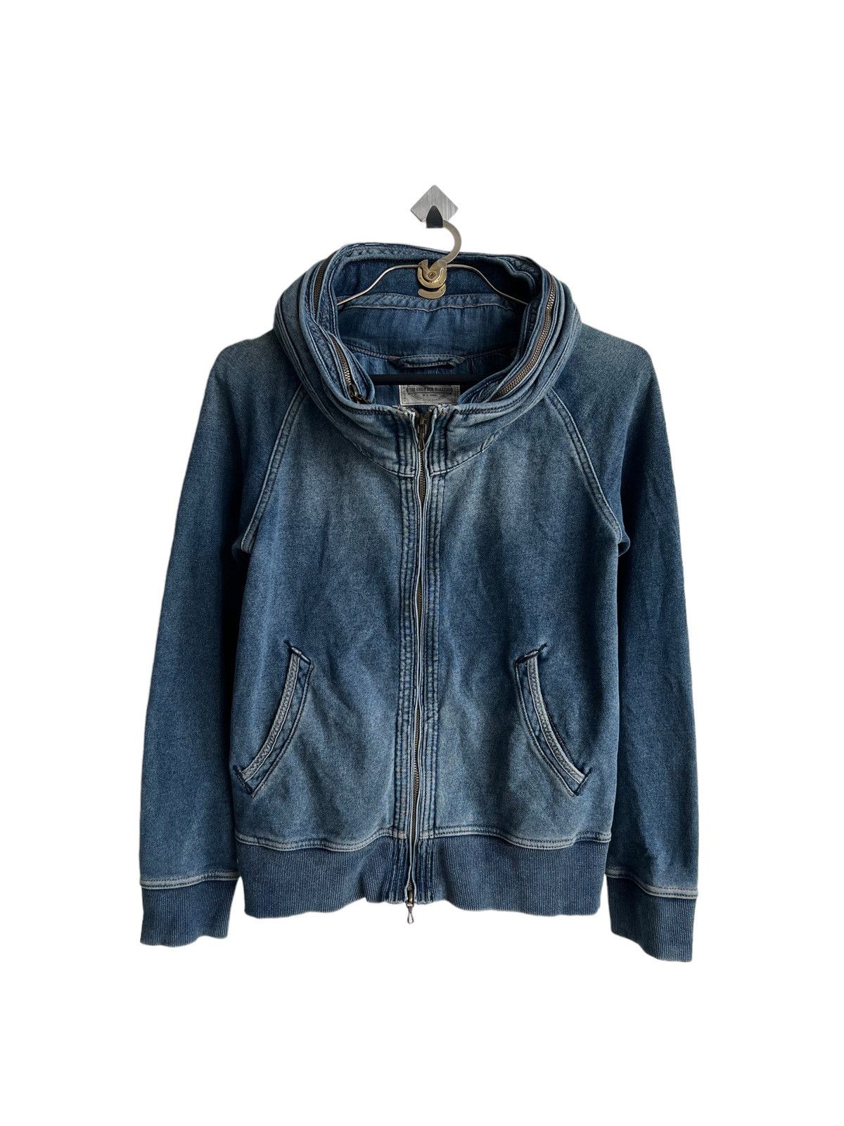 GOA 1990s GOA 🇯🇵 Indigo Dyed Patina Faded Bono Hoodie Jacket Size US S / EU 44-46 / 1 - 3 Thumbnail