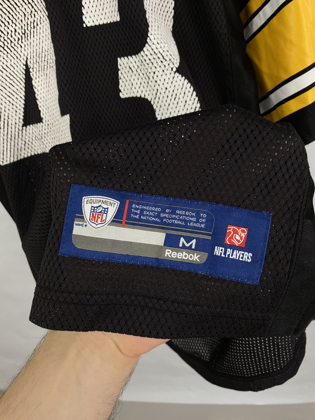 Reebok 🇺🇸 Vintage Y2K NFL Equipment Reebok Polamalu Football Jersey Size US M / EU 48-50 / 2 - 7 Thumbnail