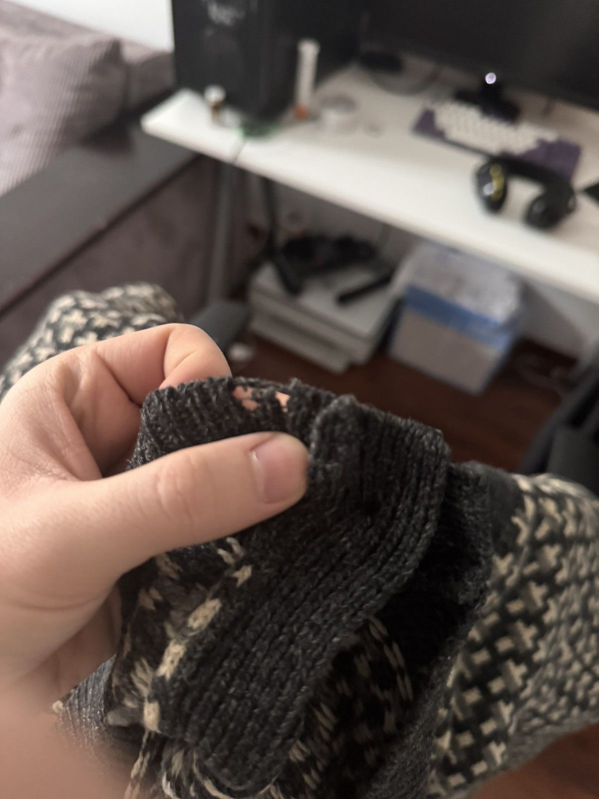 Vintage Rare Hope Stockholm Soft Wool Avant Garde Cardigan Knit Hype Size US L / EU 52-54 / 3 - 10 Thumbnail