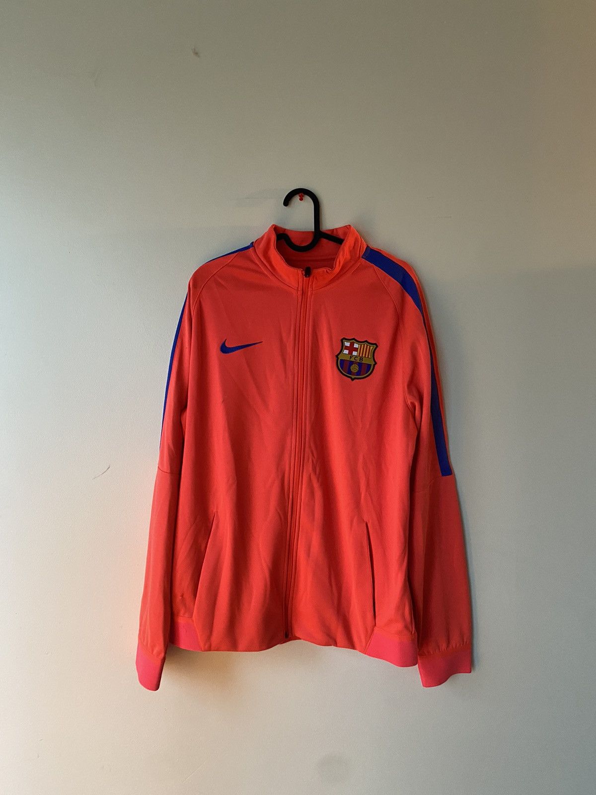 Nike Barcelona 2016/17 Training Tracksuit Top Size US L / EU 52-54 / 3 - 1 Thumbnail