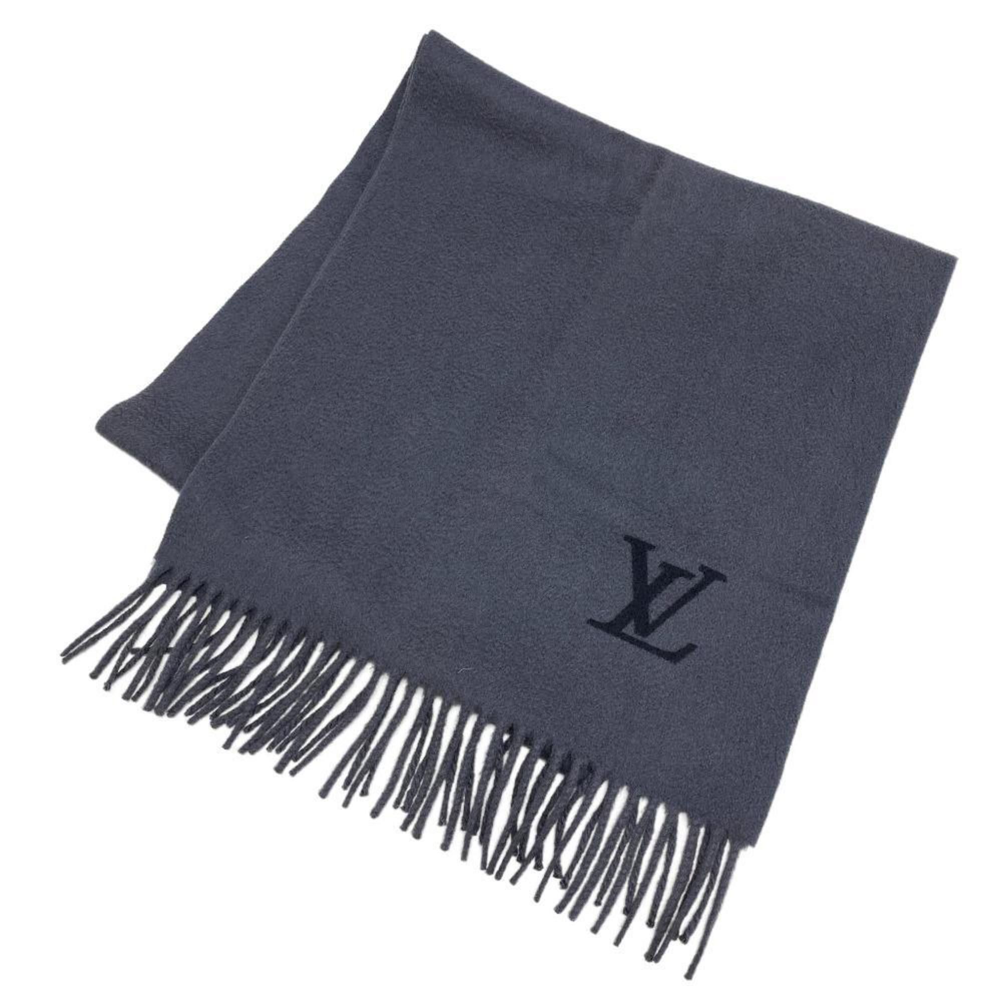 image of Louis Vuitton Escharpe Gellum Scarf Gray Men's Women's in Grey