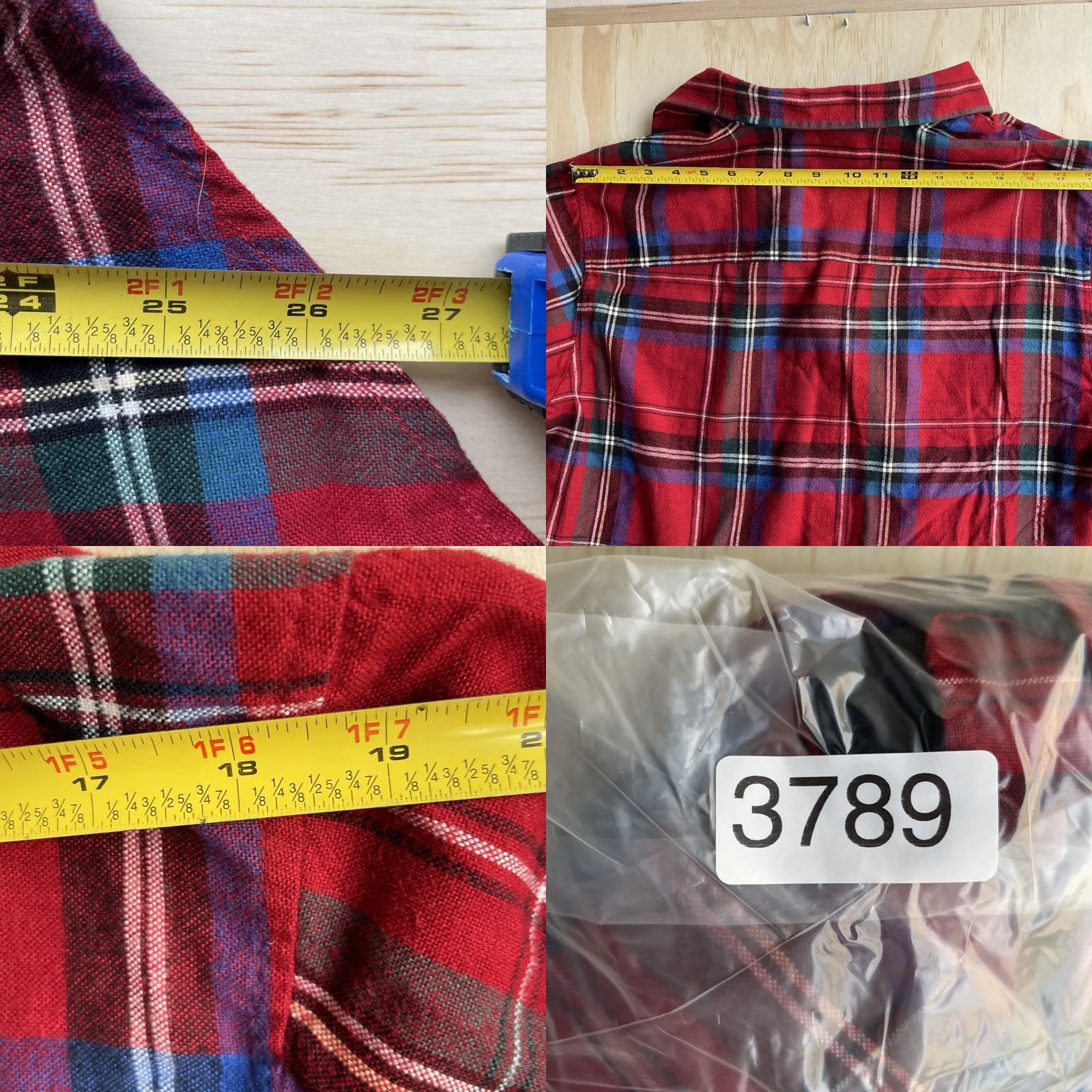 Vintage Timber Trail Flannel Shirt Mens M Red Plaid Lined Snap Long Sleeve Workwear Size US M / EU 48-50 / 2 - 8 Thumbnail