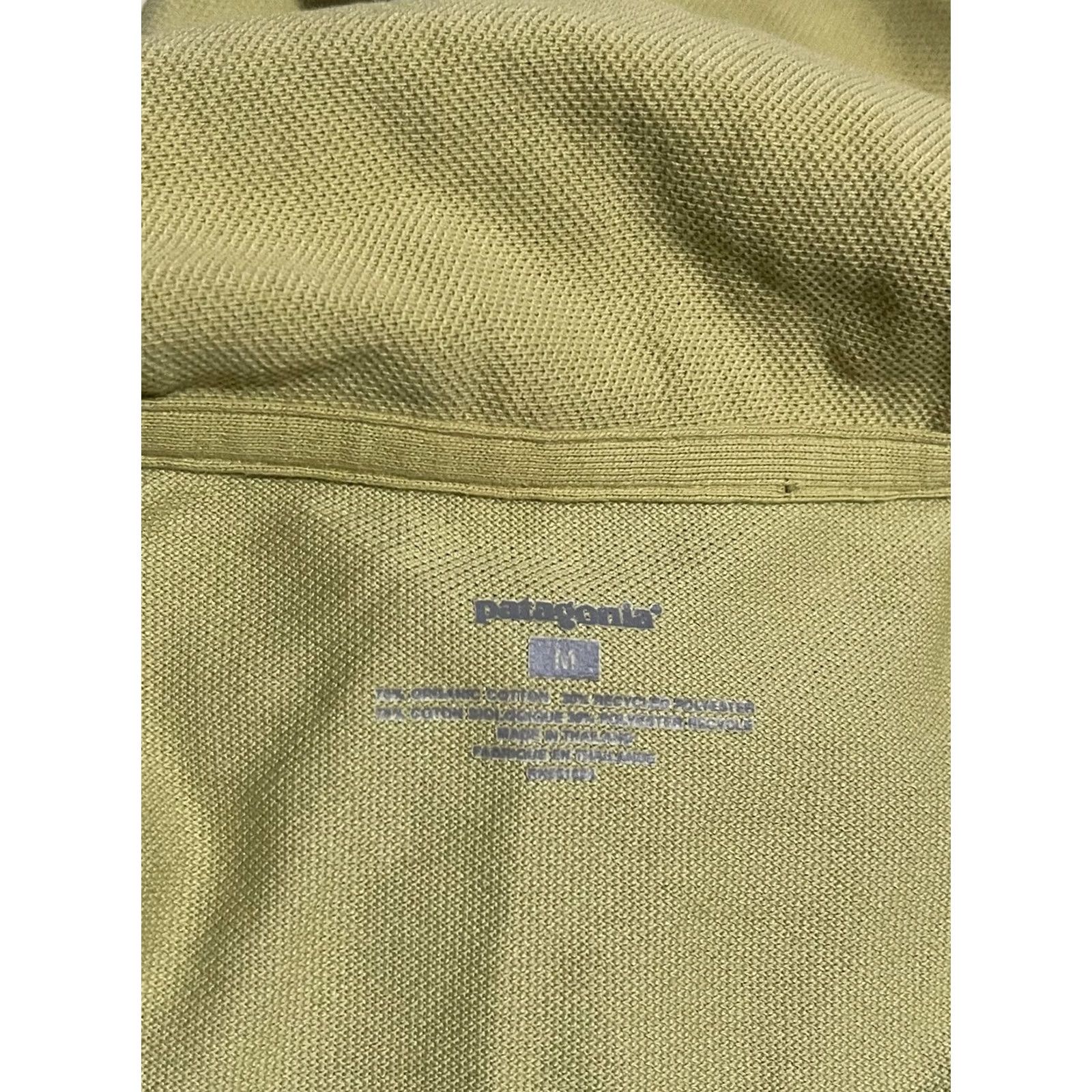 Patagonia Patagonia Polo Golf Tennis Shirt Mens Size M Yellow Solid Collar Short Sleeve Size US M / EU 48-50 / 2 - 7 Thumbnail