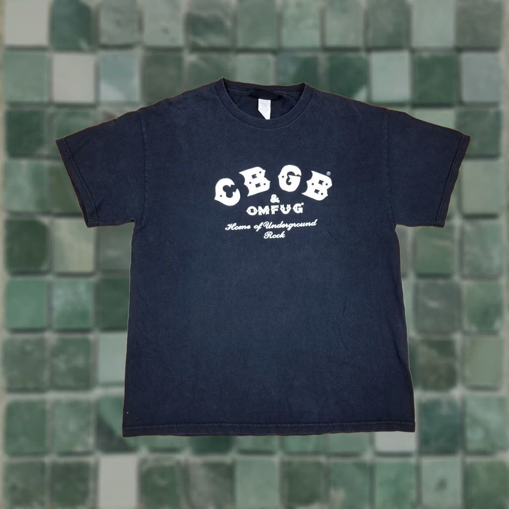 Vintage VINTAGE CBGB T-SHIRT OMFUG UNDEGROUND PUNK ROCK MEN L BLACK 90s T-SHIRT SZ LARGE Size US L / EU 52-54 / 3 - 1 Thumbnail