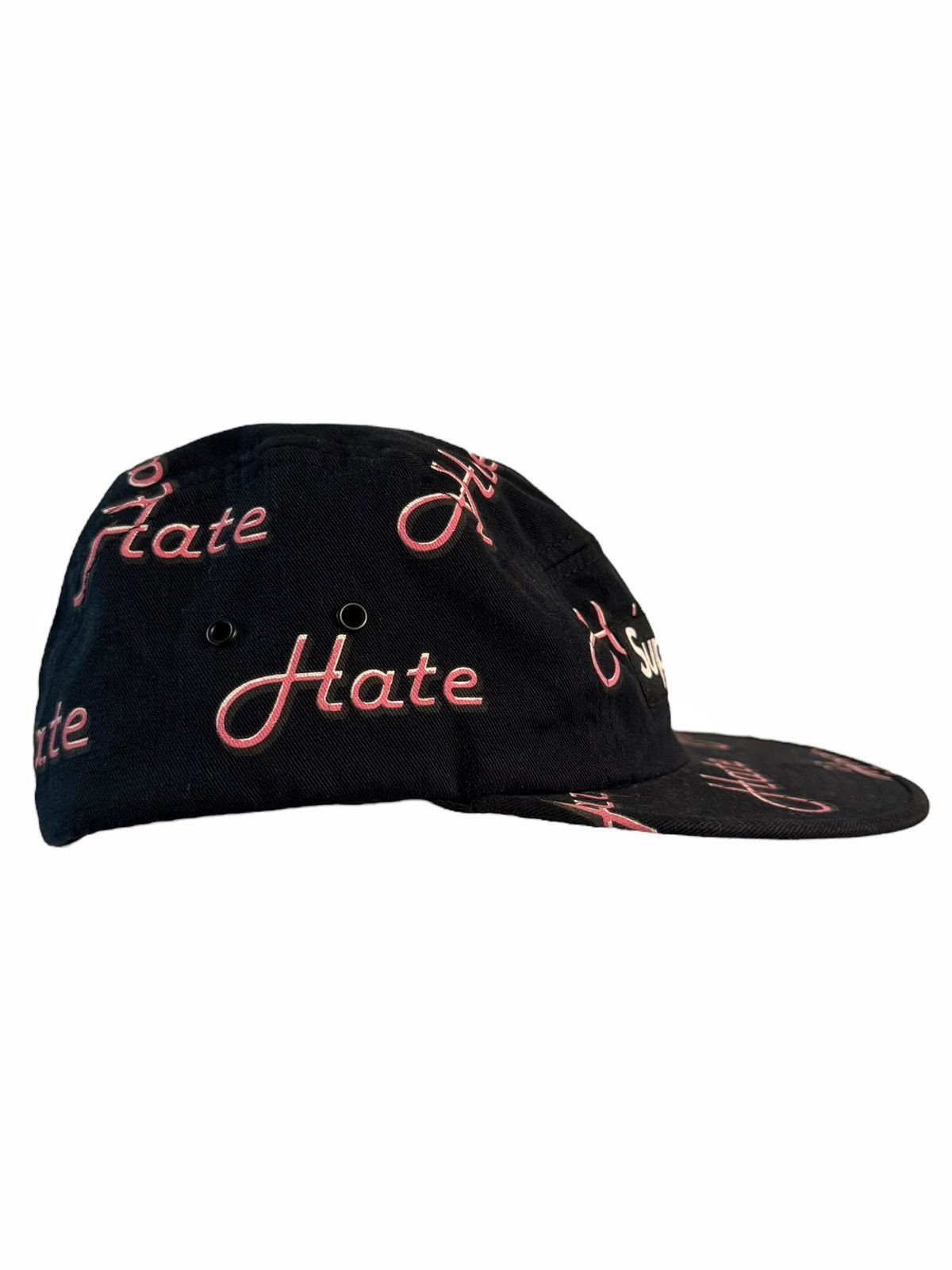 Supreme GRAIL Hate Allover Print Camp Cap Size ONE SIZE - 2 Thumbnail