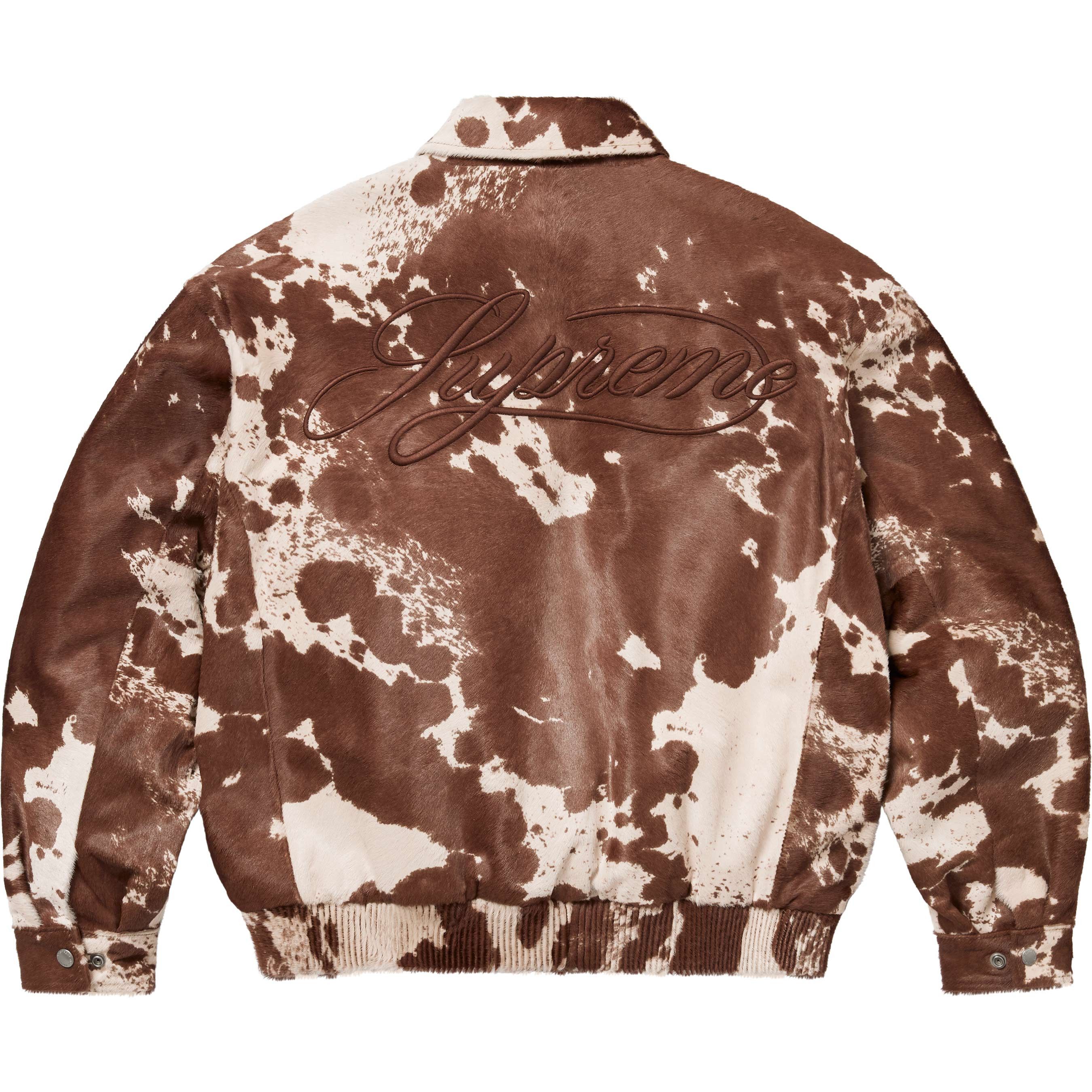 Supreme Supreme Ponyhair Varsity Jacket Size US L / EU 52-54 / 3 - 3 Thumbnail