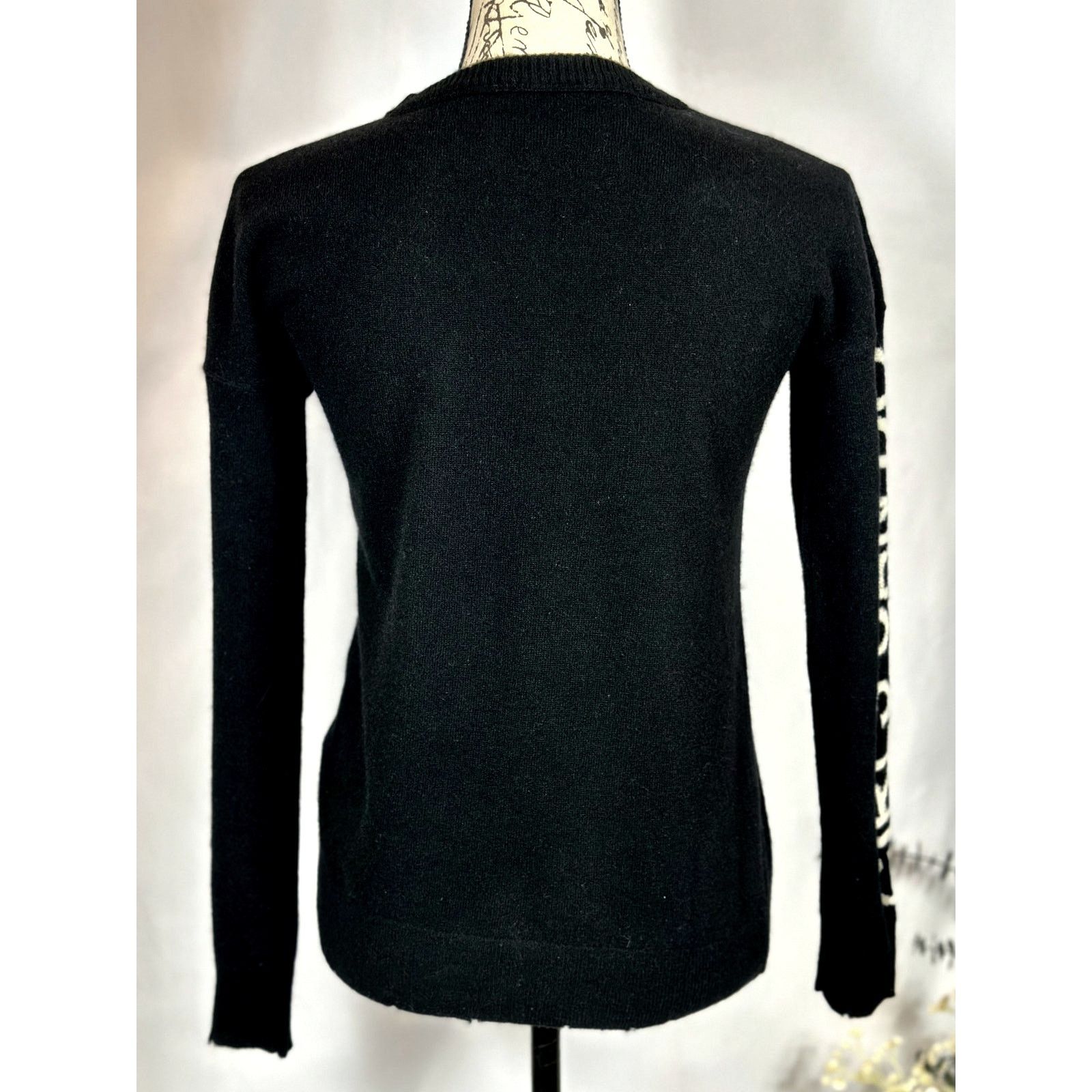 Zadig & Voltaire Zadig & Voltaire Cashmere Gaby Girls Can Do Sweater XS Size XS / US 0-2 / IT 36-38 - 10 Thumbnail
