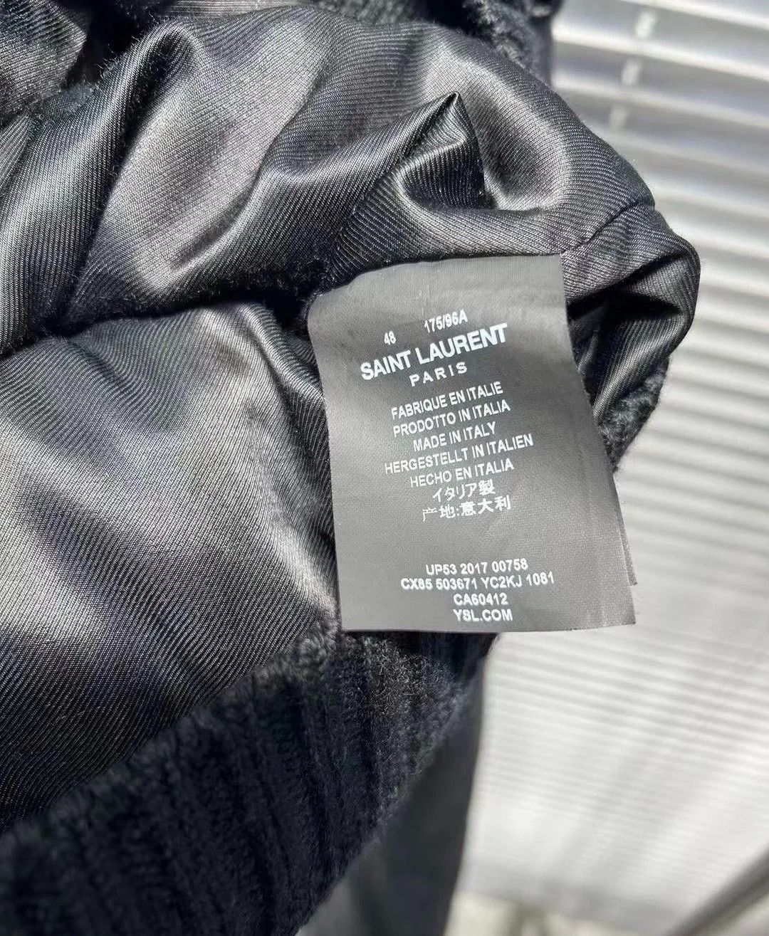 Saint Laurent Paris Saint laurent Heaven embroidery Pilot FurHeaven embroidery Size US M / EU 48-50 / 2 - 3 Thumbnail