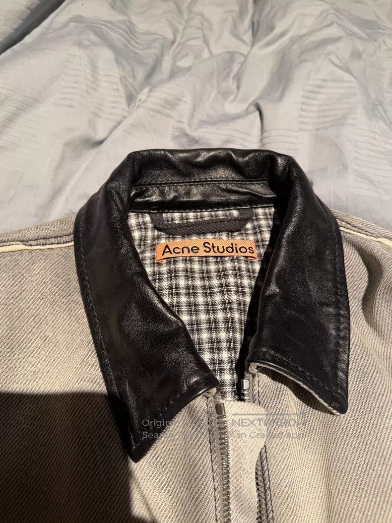 Acne Studios Acne Studios 26ss Aged Denim Collar Jacket Size US M / EU 48-50 / 2 - 4 Thumbnail