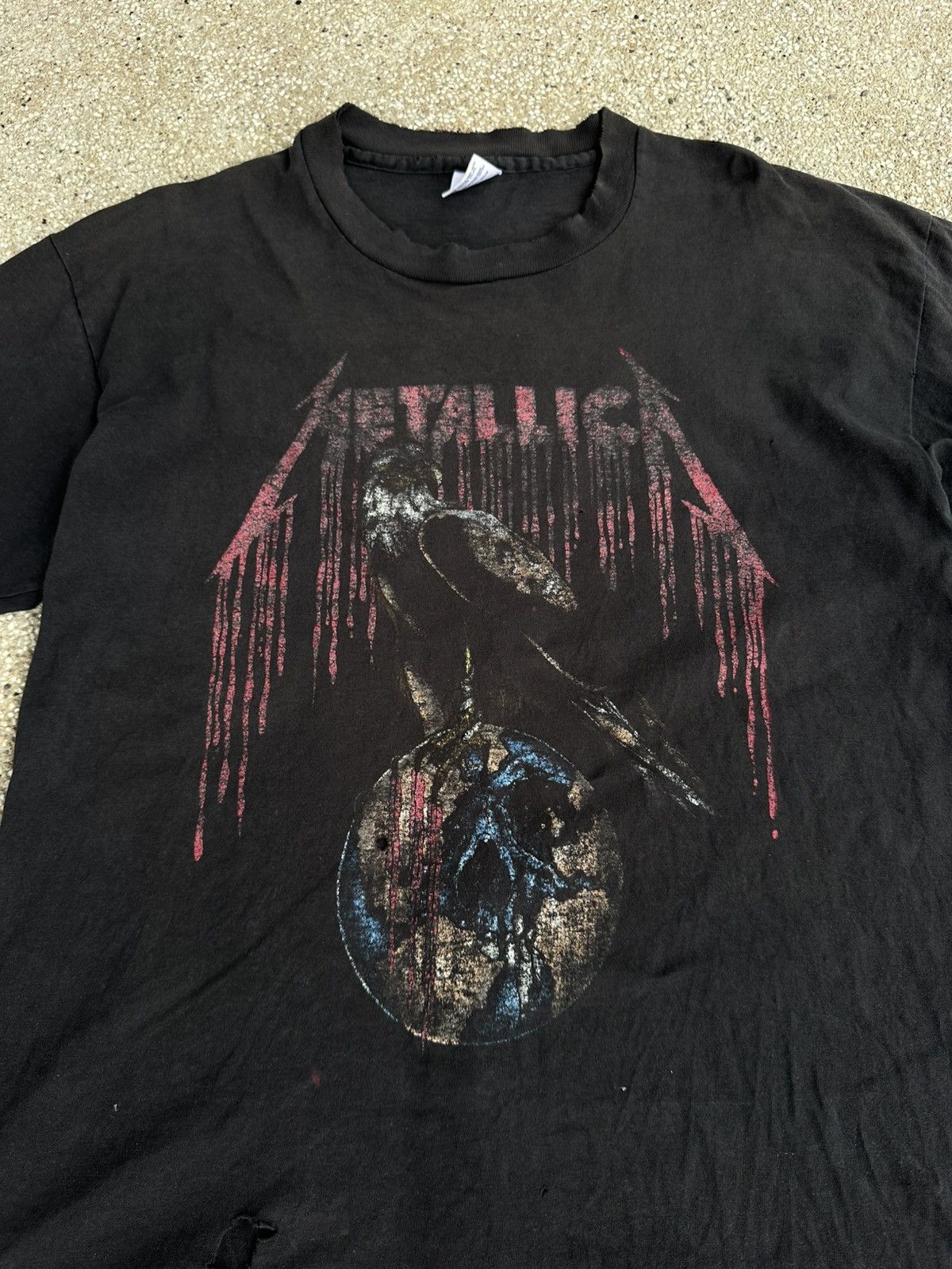 Band Tees Vintage Metallica Pushead U.S tour 1994 Size US XL / EU 56 / 4 - 3 Thumbnail