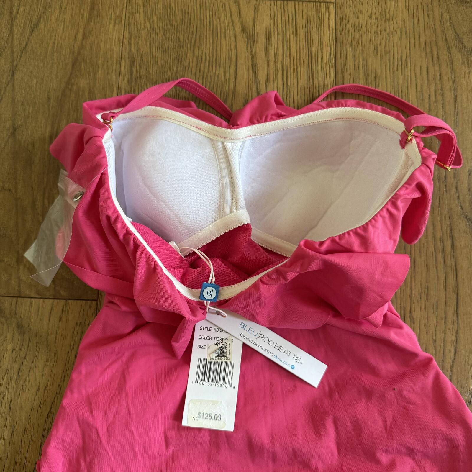 Other Bleu Rod Beattie Rosy Pink One-Piece Swimsuit Size 4 Size ONE SIZE - 3 Thumbnail