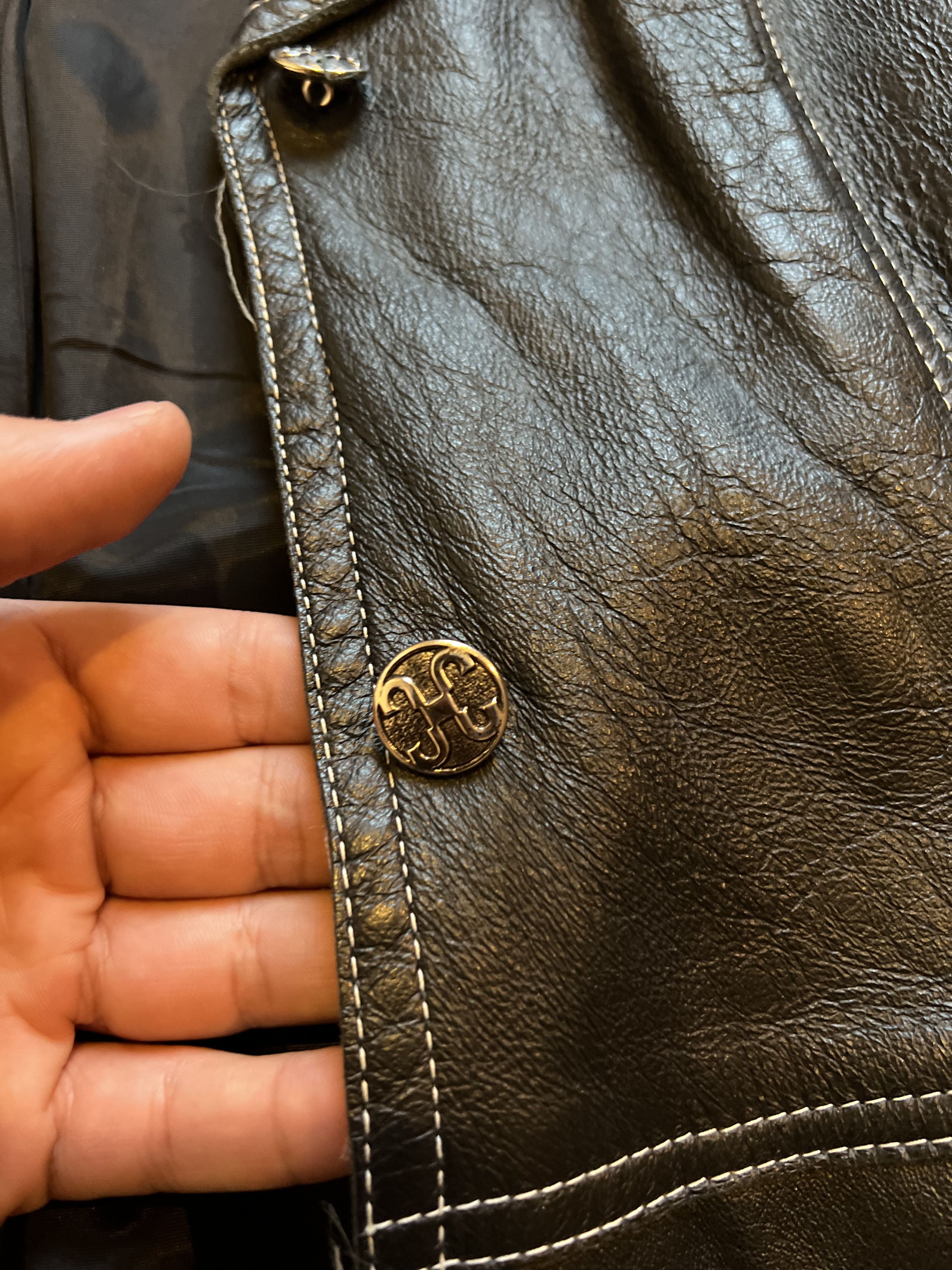 Genuine Leather Vintage Sheep Mates Leather Jacket Size US M / EU 48-50 / 2 - 3 Thumbnail