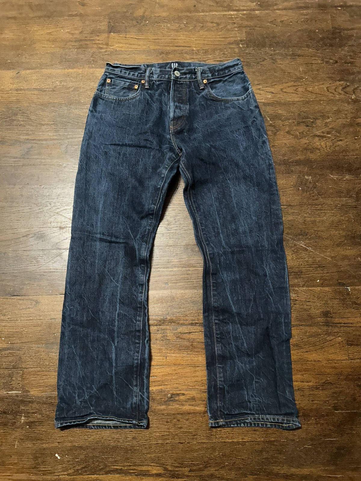 Gap Gap Straight Leg Selvedge Denim Jeans Size US 30 / EU 46 - 1 Thumbnail
