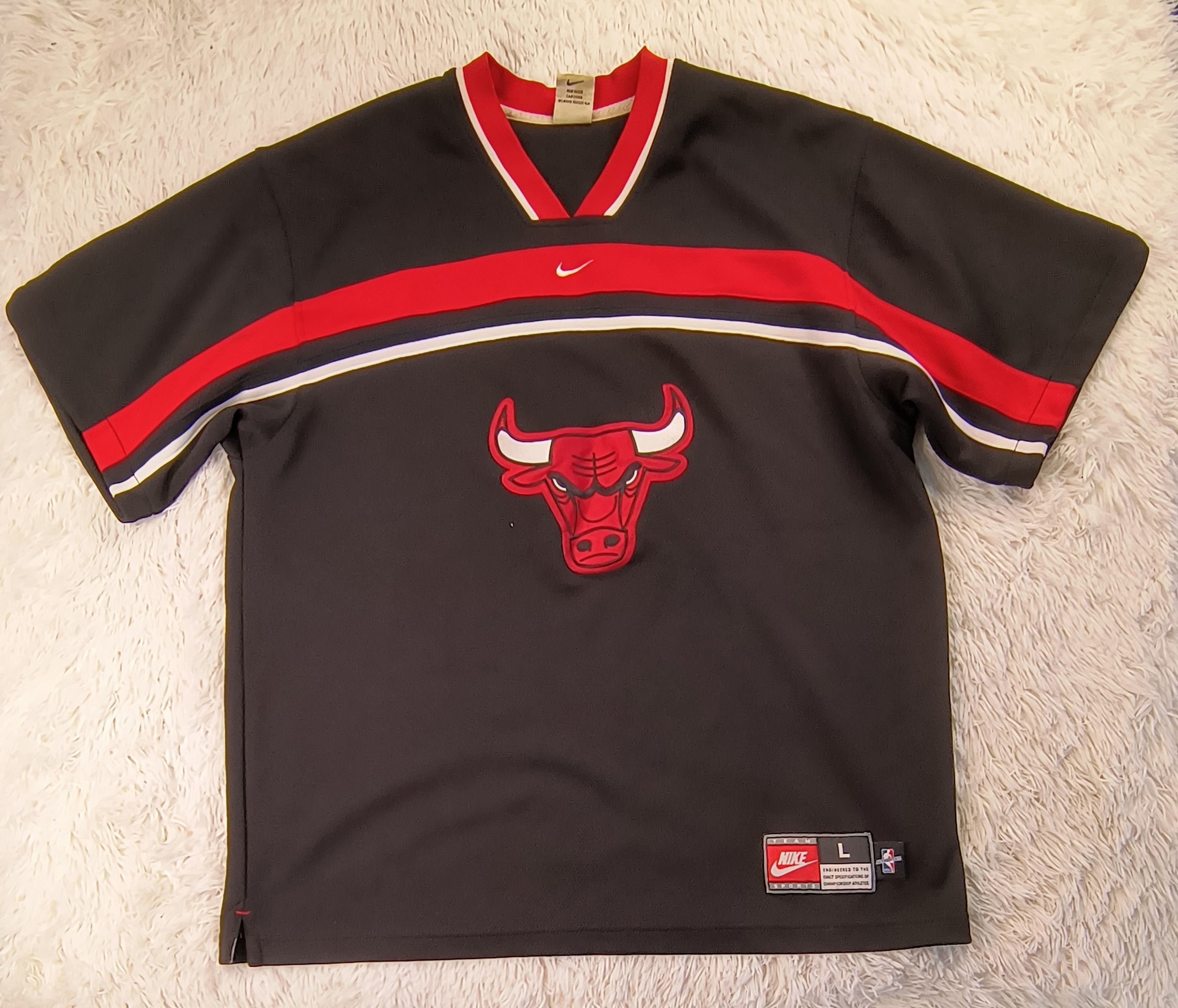 NBA Vintage Chicago Bulls warm up shooting 90s jersey Size US L / EU 52-54 / 3 - 2 Thumbnail