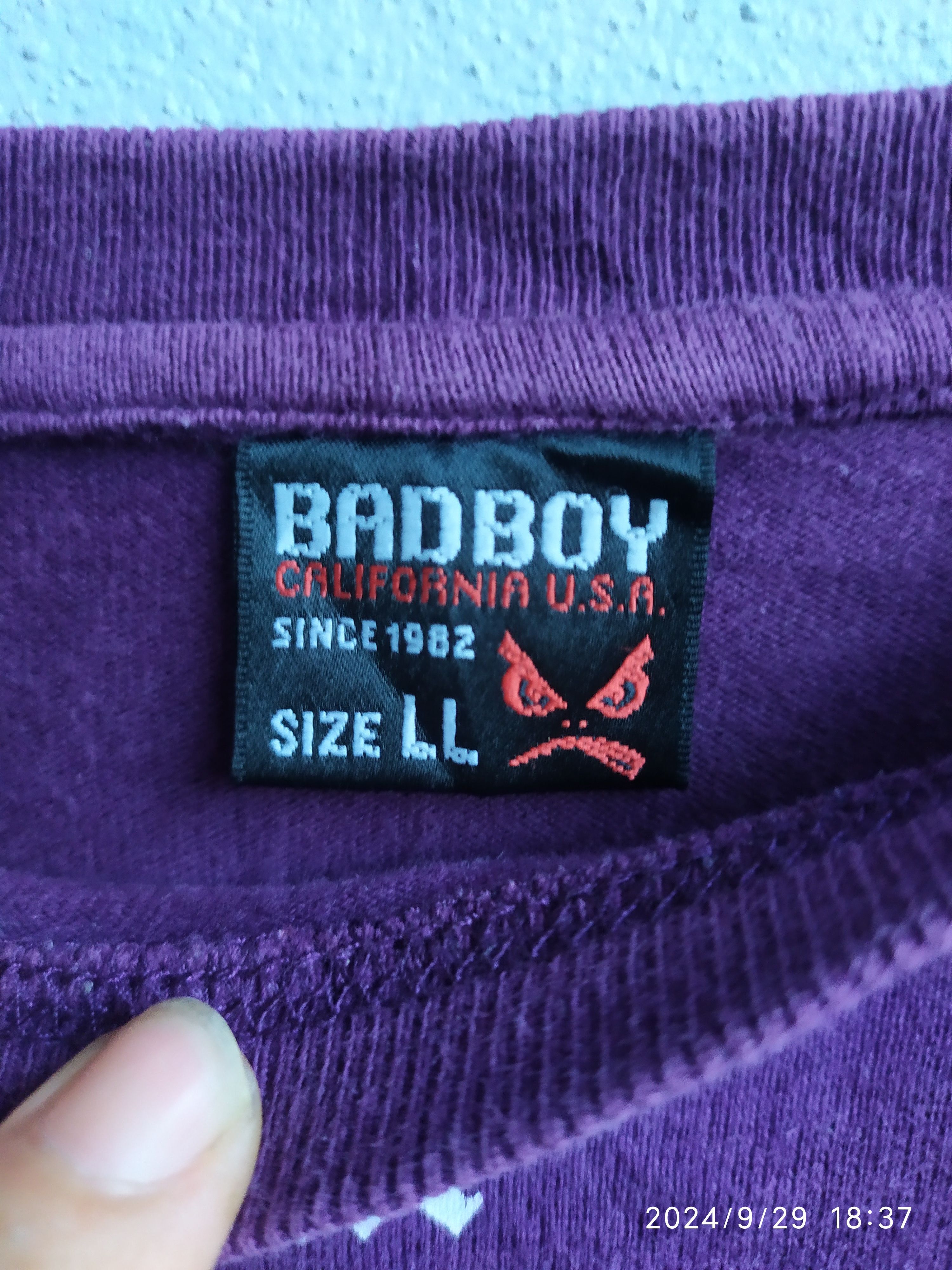 If Six Was Nine × Japanese Brand × Le Grande Bleu (L.G.B.) Japanese brand BadBoy Poem Longsleeve Size US L / EU 52-54 / 3 - 5 Thumbnail
