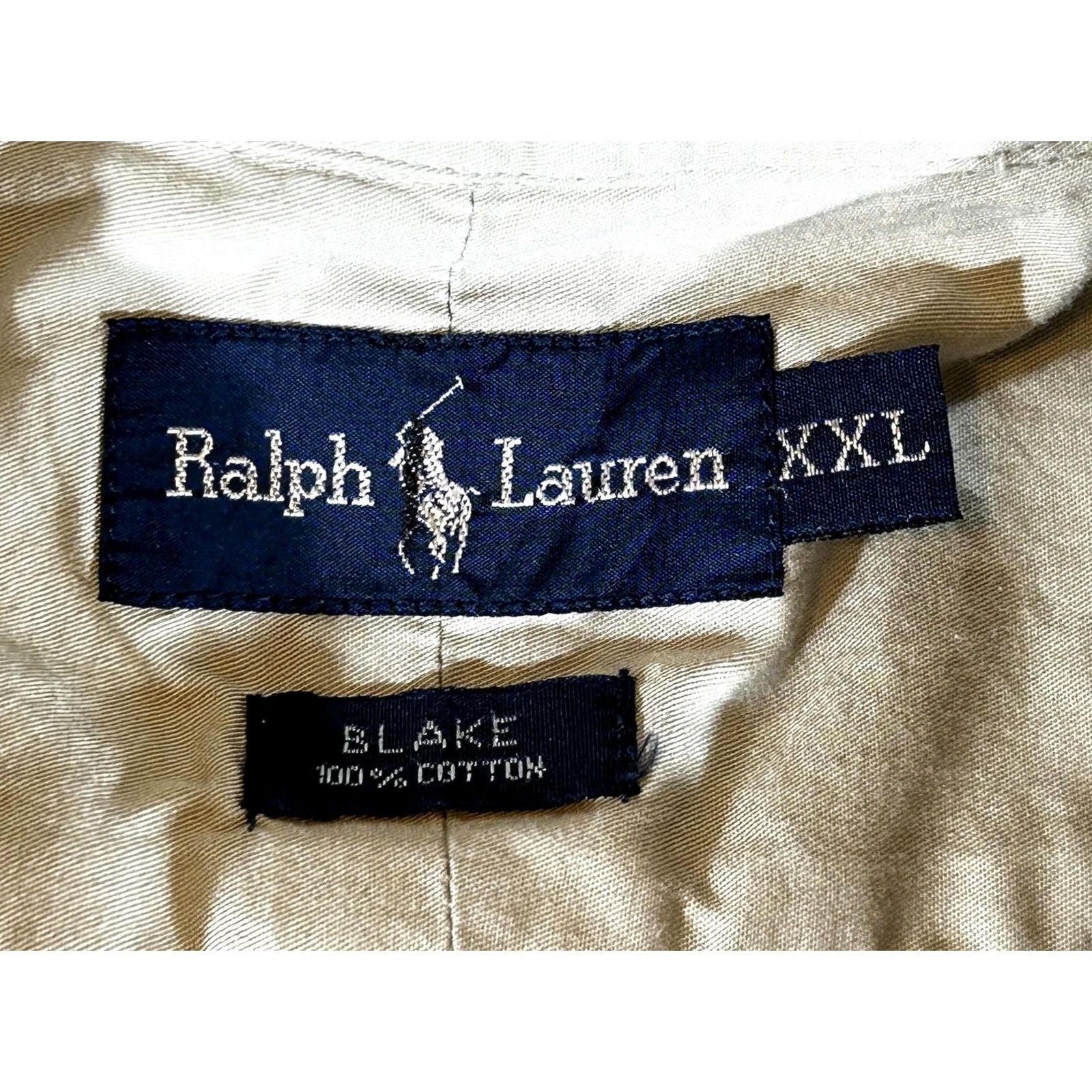 Ralph Lauren Ralph Lauren Shirt Mens 2XL Beige Blake Short Sleeve Button Polo Camp XXL Size US XXL / EU 58 / 5 - 7 Thumbnail