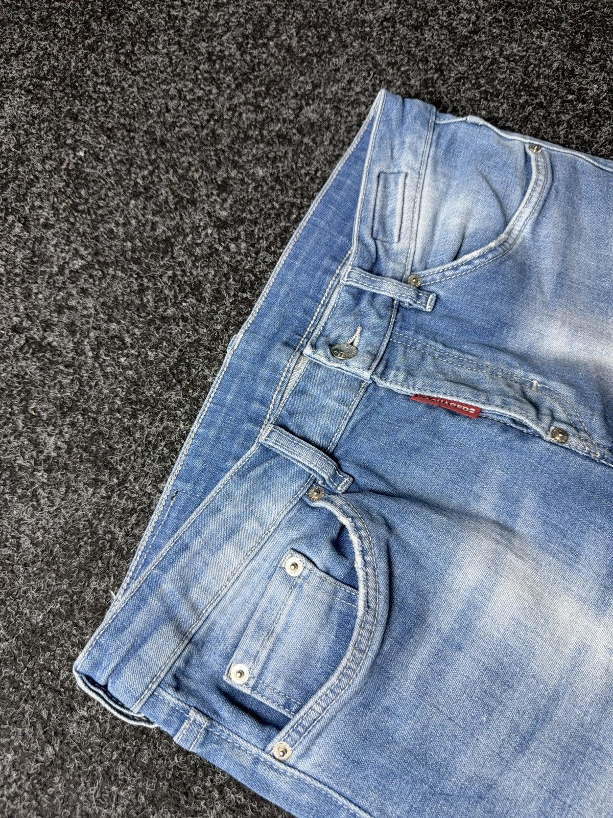 Dsquared2 Luxury Y2K Distressed Dsquared2 skinny denim pants jeans Size US 30 / EU 46 - 7 Thumbnail