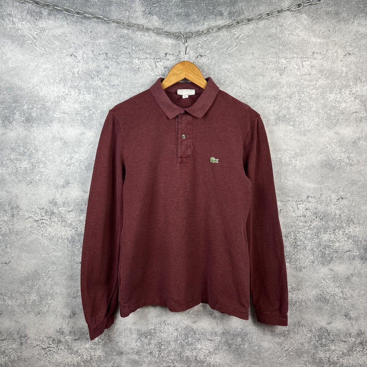 Lacoste Lacoste Vintage Polo Longsleeve Size US S / EU 44-46 / 1 - 1 Thumbnail